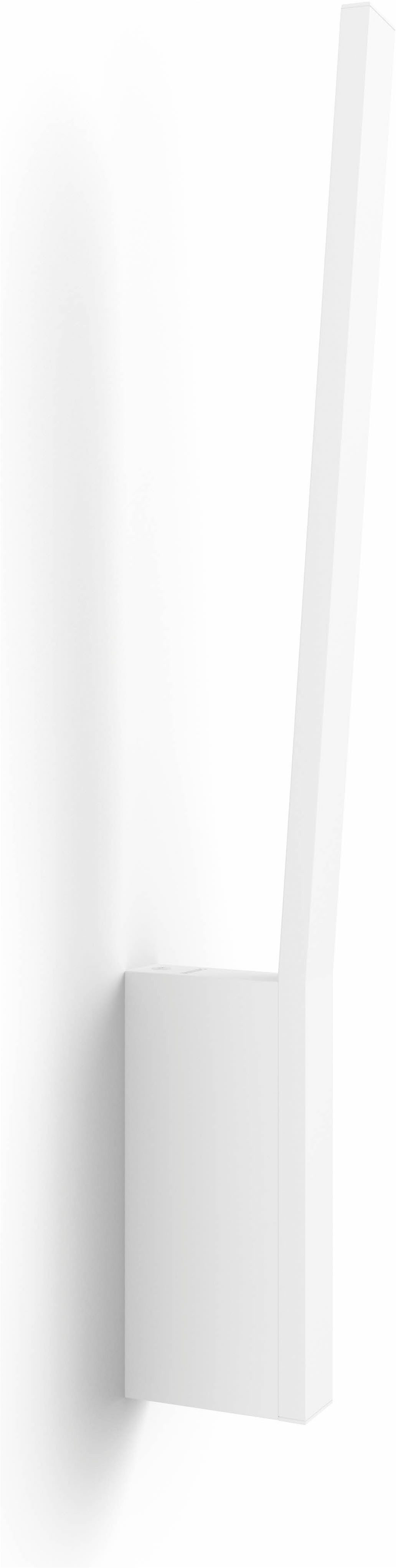 Philips Hue LED Wandleuchte White & Color Ambiance Liane Wandleuchte weiß 740lm, Abschaltautomatik, Bluetooth, CCT - über Fernbedienung, Dimmfunktion, Einschlafhilfe, Farbsteuerung, Farbwechsel, Memory, nach Trennung vom Netz, Nachtlichtfunktion, RGB, Smart Home, Timerfunktion, Weckerfunktion, dimmbar über Fernbedienung, mehrere Helligkeitsstufen, LED fest integriert, Farbwechsler, RGB, warmweiß - kaltweiß, Steuerbar per App und Stimme, Smart Home fähig, Farbfähig und Weißtöne