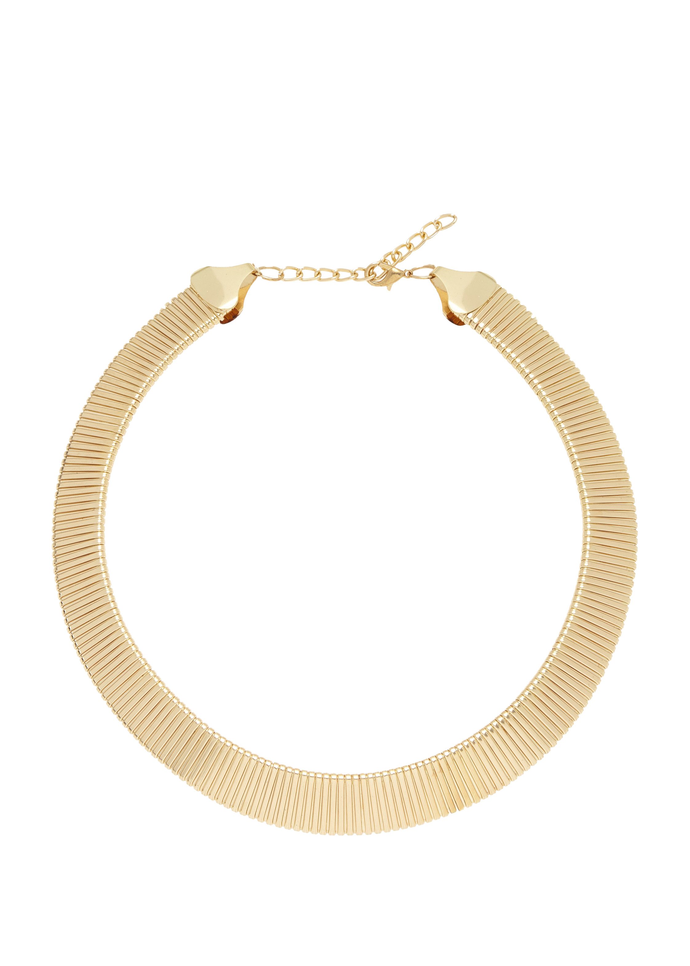 LASCANA Schlangenkette Chunky Halskette, Collier, abgerundete chunky Schlan günstig online kaufen