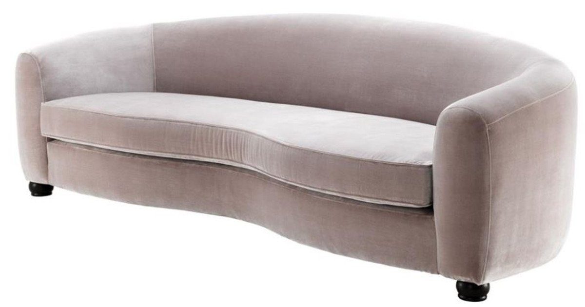 Casa Padrino Sofa Designer Luxus Sofa Hellgrau - Luxus Qualität