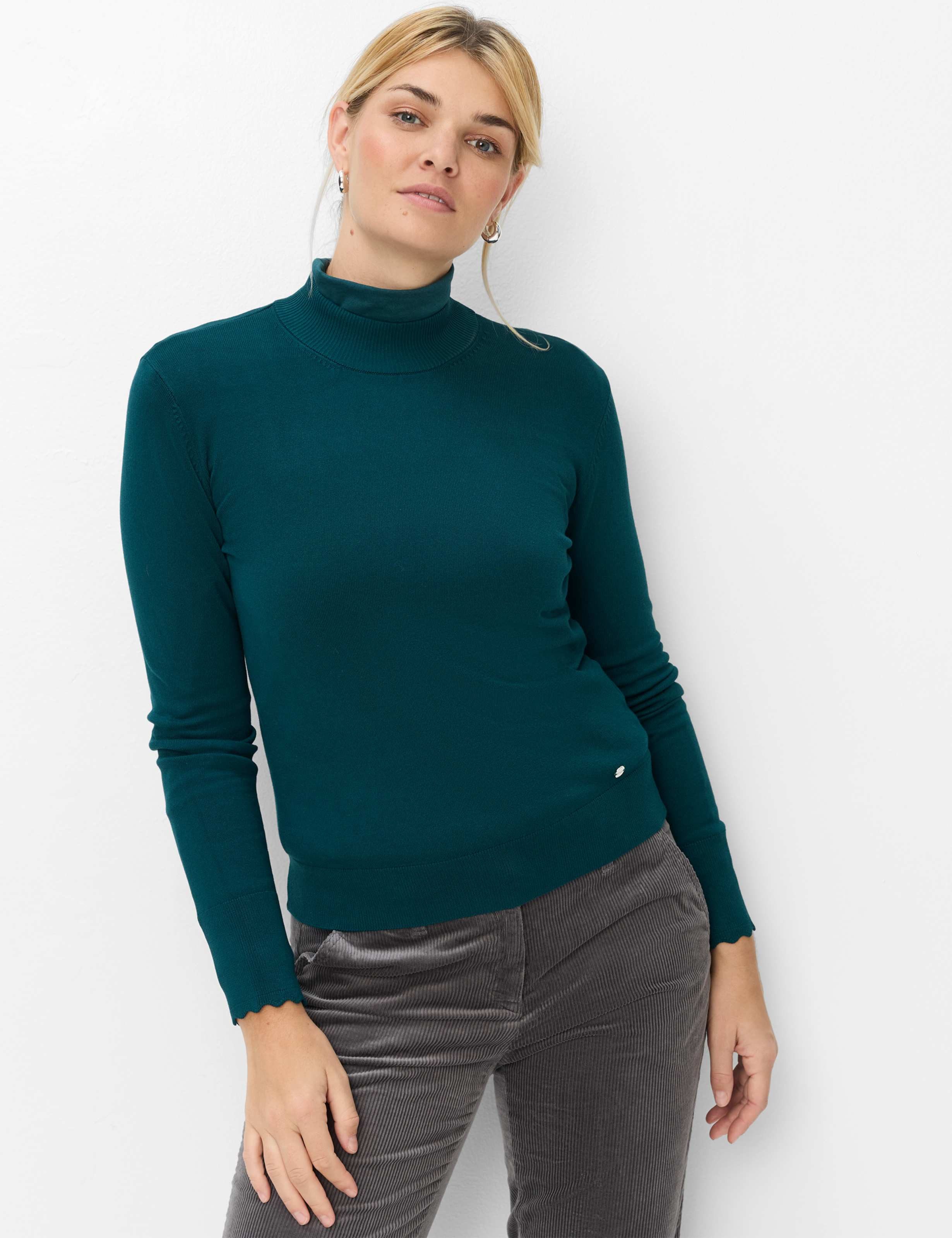 Brax Rollkragenpullover Style LEA Easy Knit: Pullover im Viskosemix