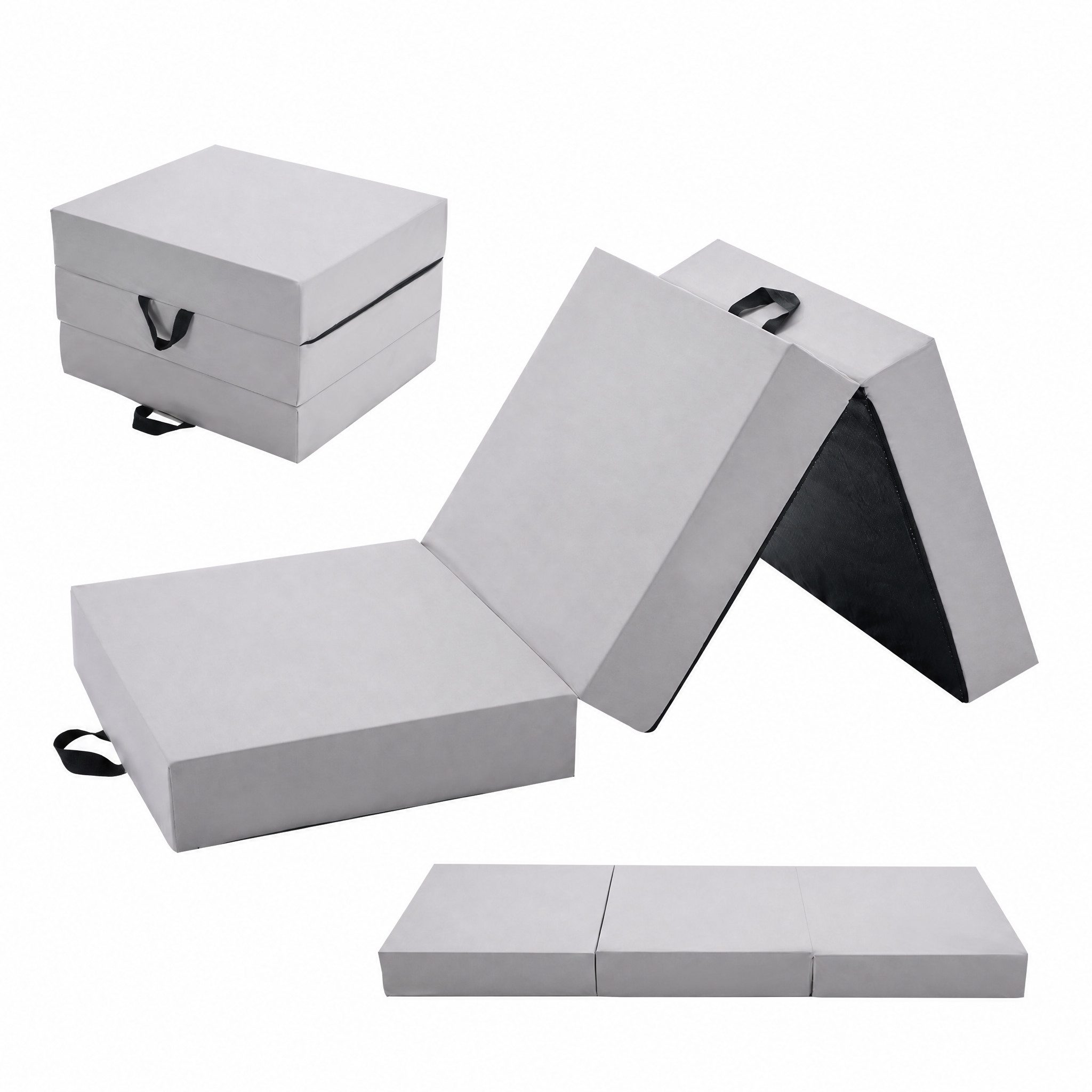 Klappmatratze 15 cm Bambus-Kohle-Memory-Schaum Faltmatratze, Gästematratze Camping, emerspring, 15 cm hoch, Komfortable Faltmatratze für Gäste, Camping und flexible Schlafplätze