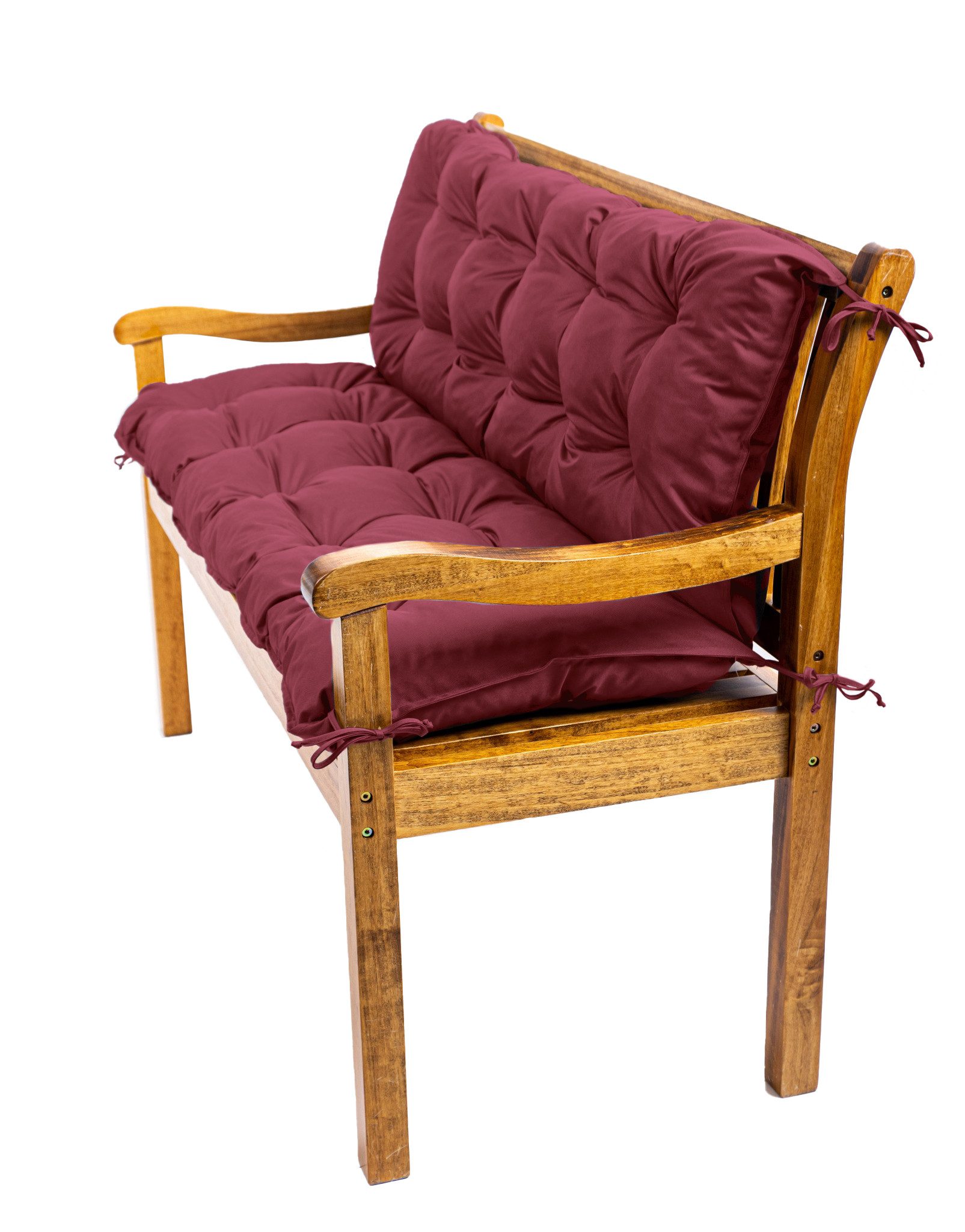 TexDeko Bankauflage TexDeko Garden - Gartenbankauflage mit Rückenlehne wasserabweisend, (1 St), Farbe & Größe: nach Wahl