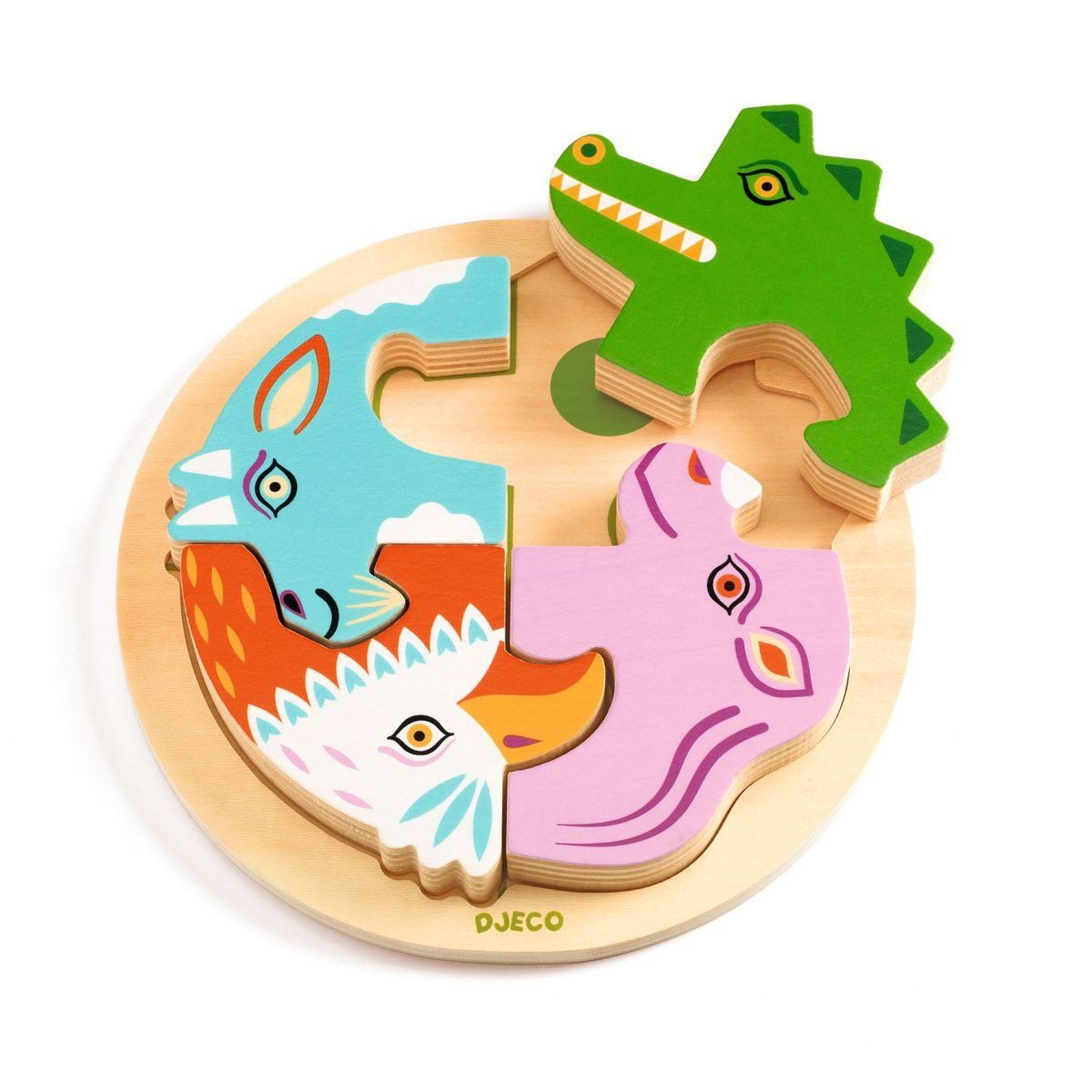 DJECO Steckpuzzle, Puzzleteile