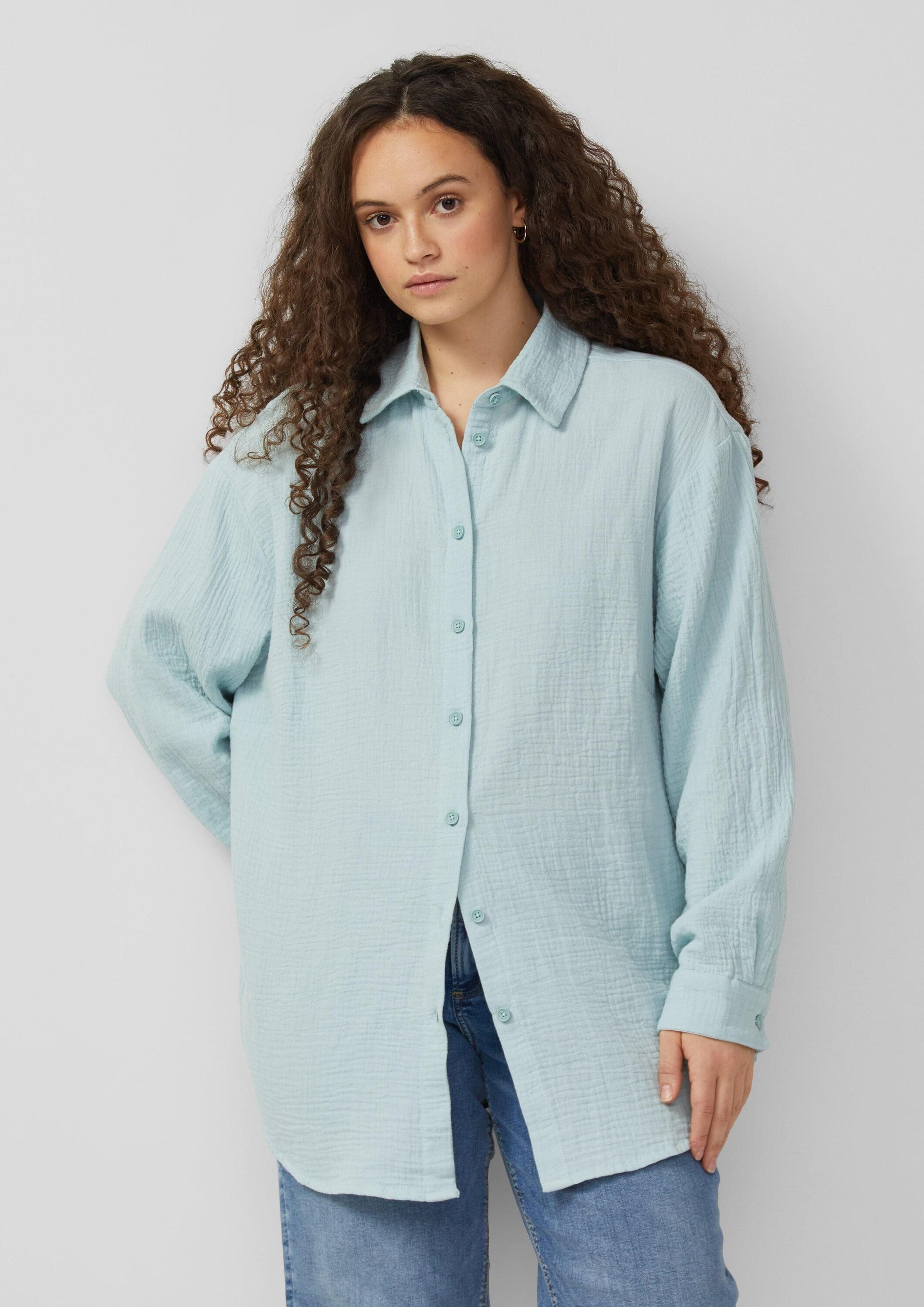 QS Langarmbluse Bluse Hemdbluse günstig online kaufen