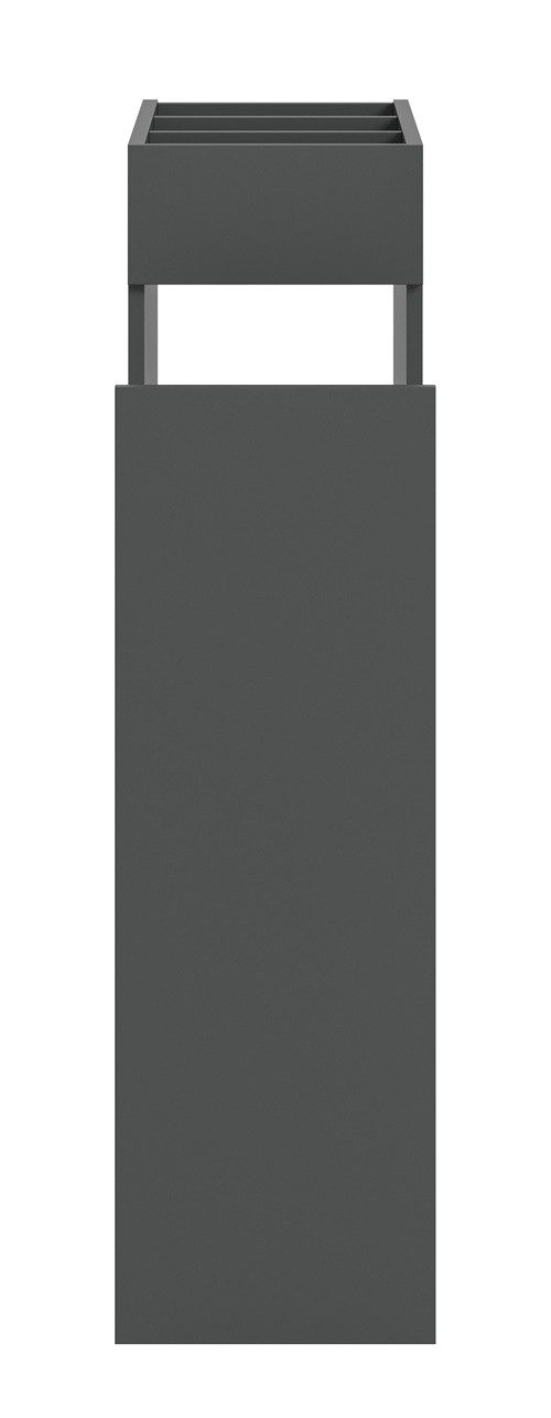 xonox.home Waschbeckenunterschrank Badezimmer Kommode, Ausziehregal l Free, anthrazit (1-St) Badschrank,Standregal,Breite 25 cm,variabel stellbar – Bild 4 von 5
