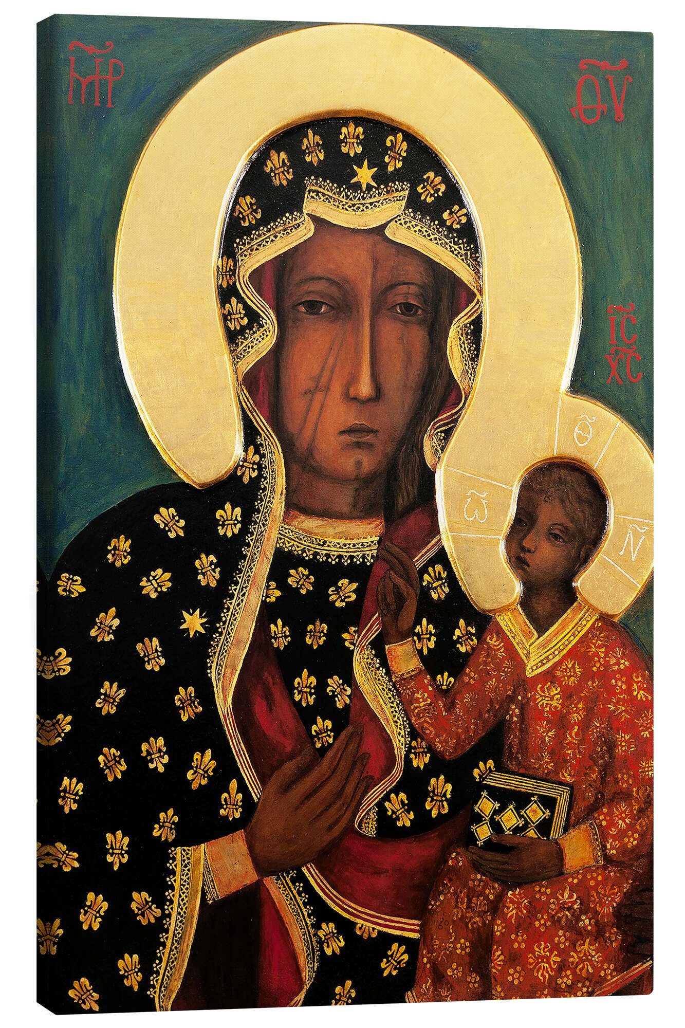 Posterlounge Wandbild Schwarze Madonna von Tschenstochau, Lukas, erhältlich als Poster, Leinwandbild, Wandsticker oder Acrylglasbild