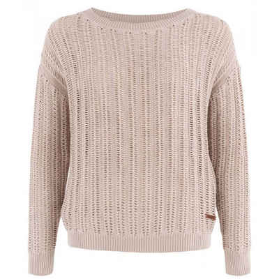 Moscow Design Strickpullover Sammy Strickpullover aus Baumwolle in Sand