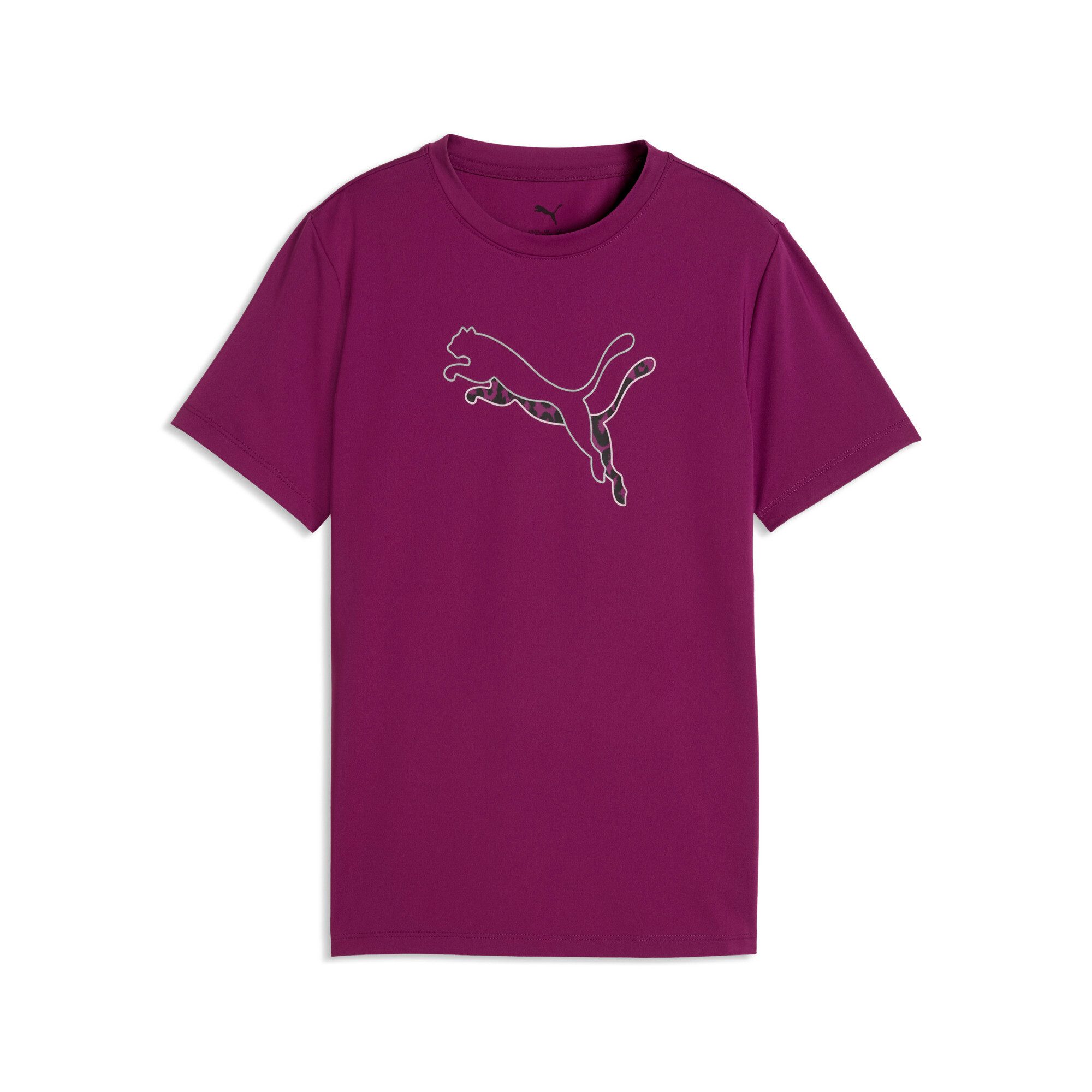 PUMA T-Shirt TAD ESS LOGO GRAPHIC TEE G für Jugendliche, Kurzarm, sportlicher Stil