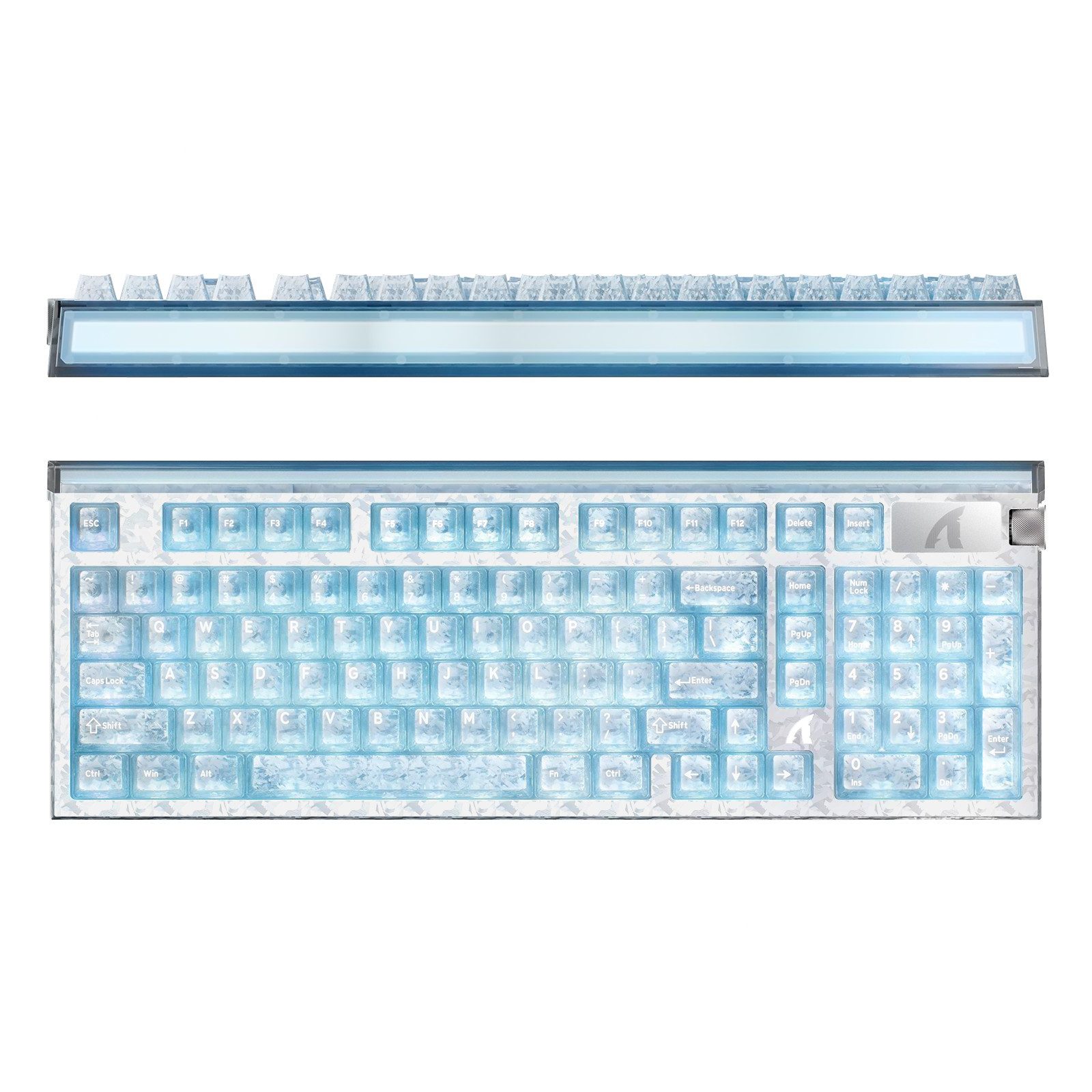 ATTACK SHARK ATTACK SHARK R98 HE Gaming-Tastatur, 98 Tasten, 8K, Rapid Trigger Gaming-Tastatur (Magnetischen Schaltern)