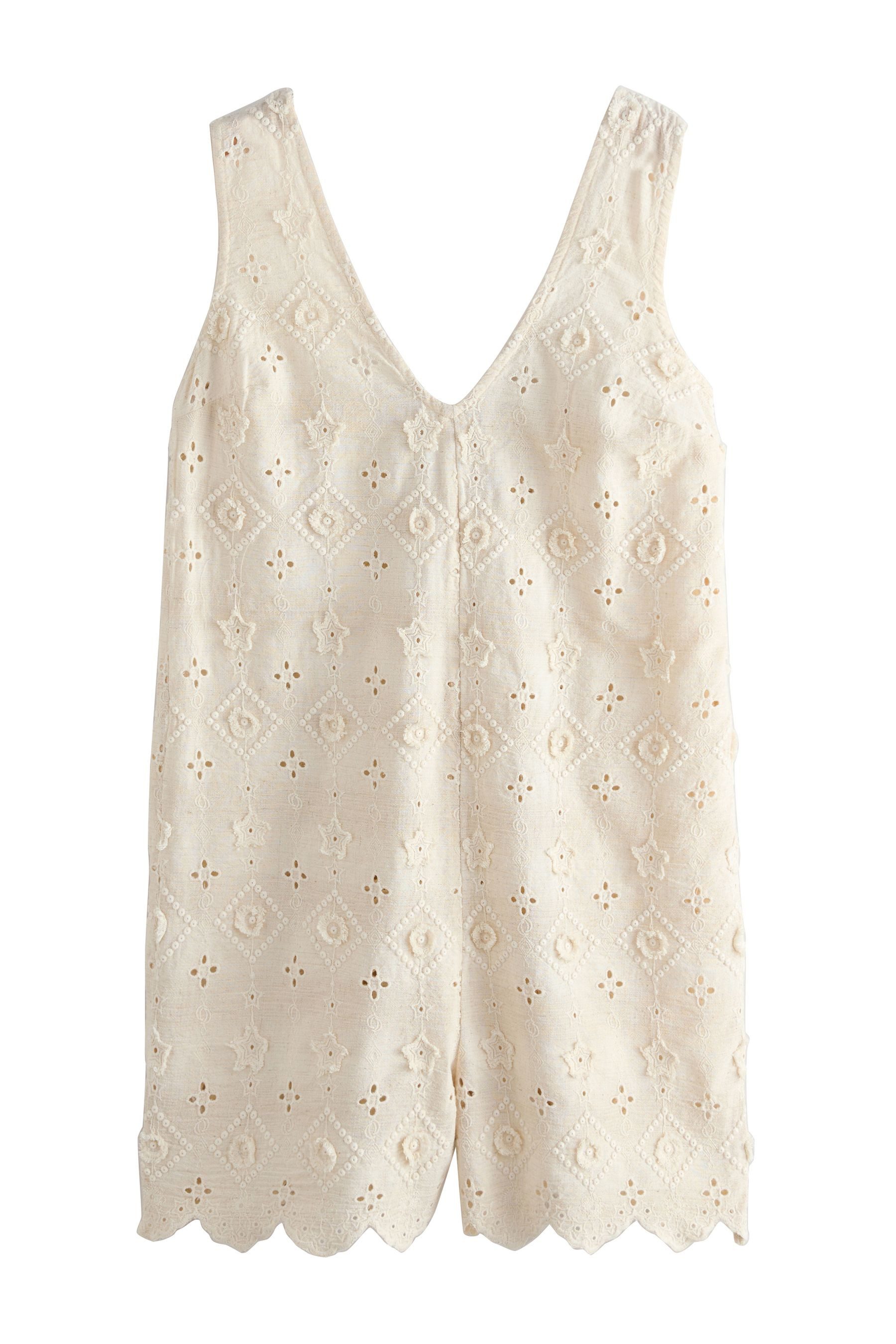 Next Schlafoverall Bestickter Playsuit (1-tlg)