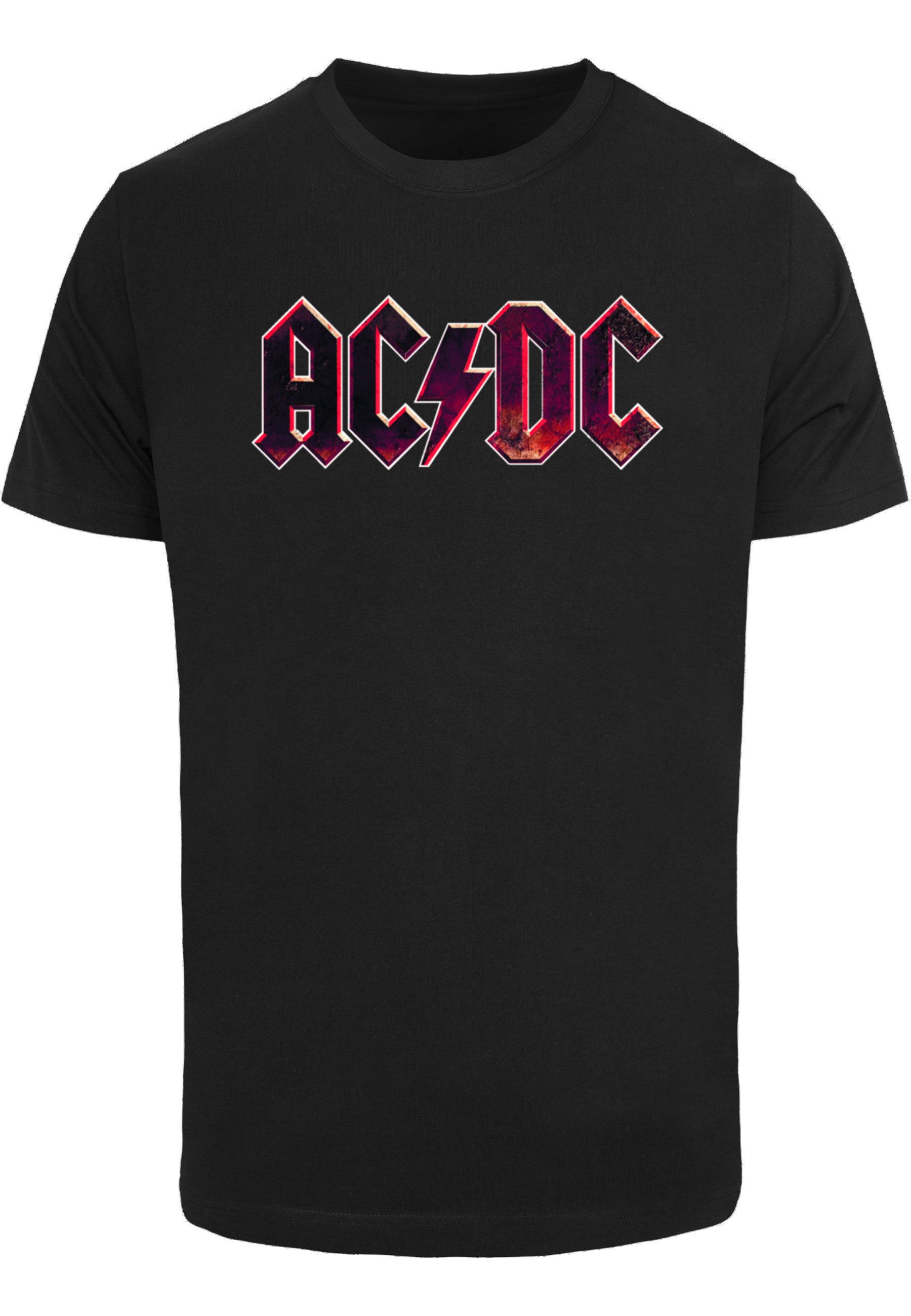 Merchcode T-Shirt Merchcode Herren ACDC - Distressed Logo T-Shirt (1-tlg)