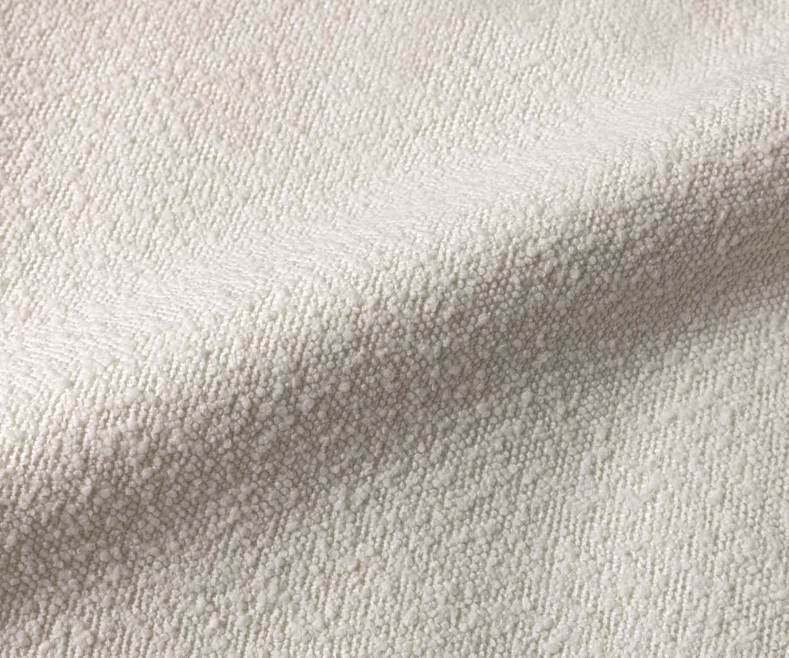 DELIFE Big-Sofa Mairi, Bouclé Creme-Weiß 330x160 cm