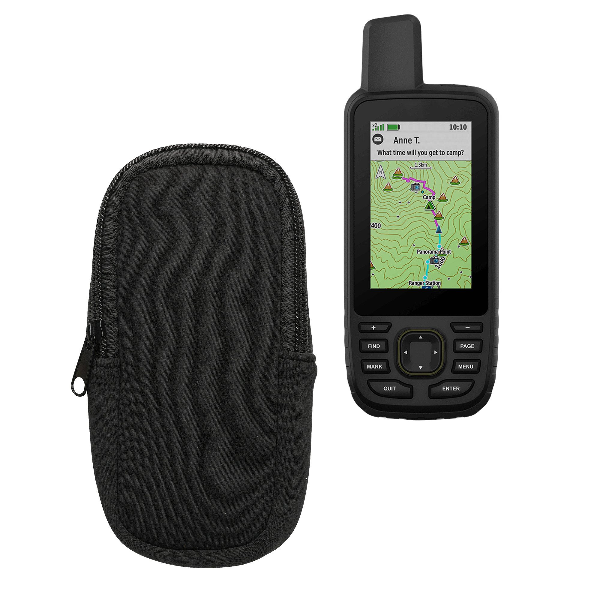 kwmobile Aufbewahrungstasche Tasche für Garmin GPSMAP 66sr / GPSMAP 67 / GPSMAP 66i (1-tlg), GPS Handgerät Neopren Hülle - Schutzcover Navi