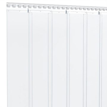 Vorhang Streifenvorhang Rolle PVC 2 mm x 200 mm 25m, furnicato, (1 St)