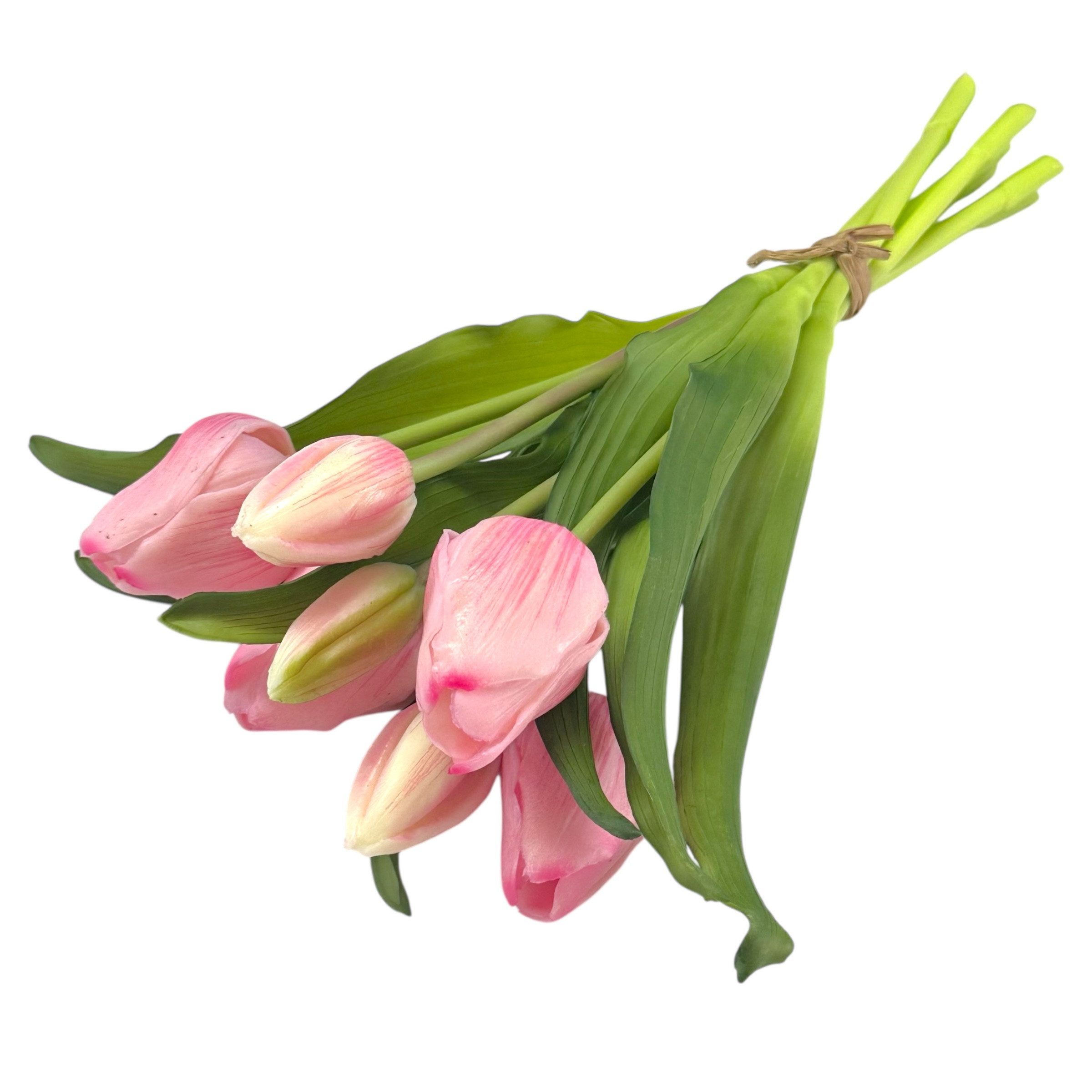 Kunsttulpe Künstlicher Tulpen-Bund 32cm "Soft-Touch" Kunstblume Tulpe, Flor günstig online kaufen