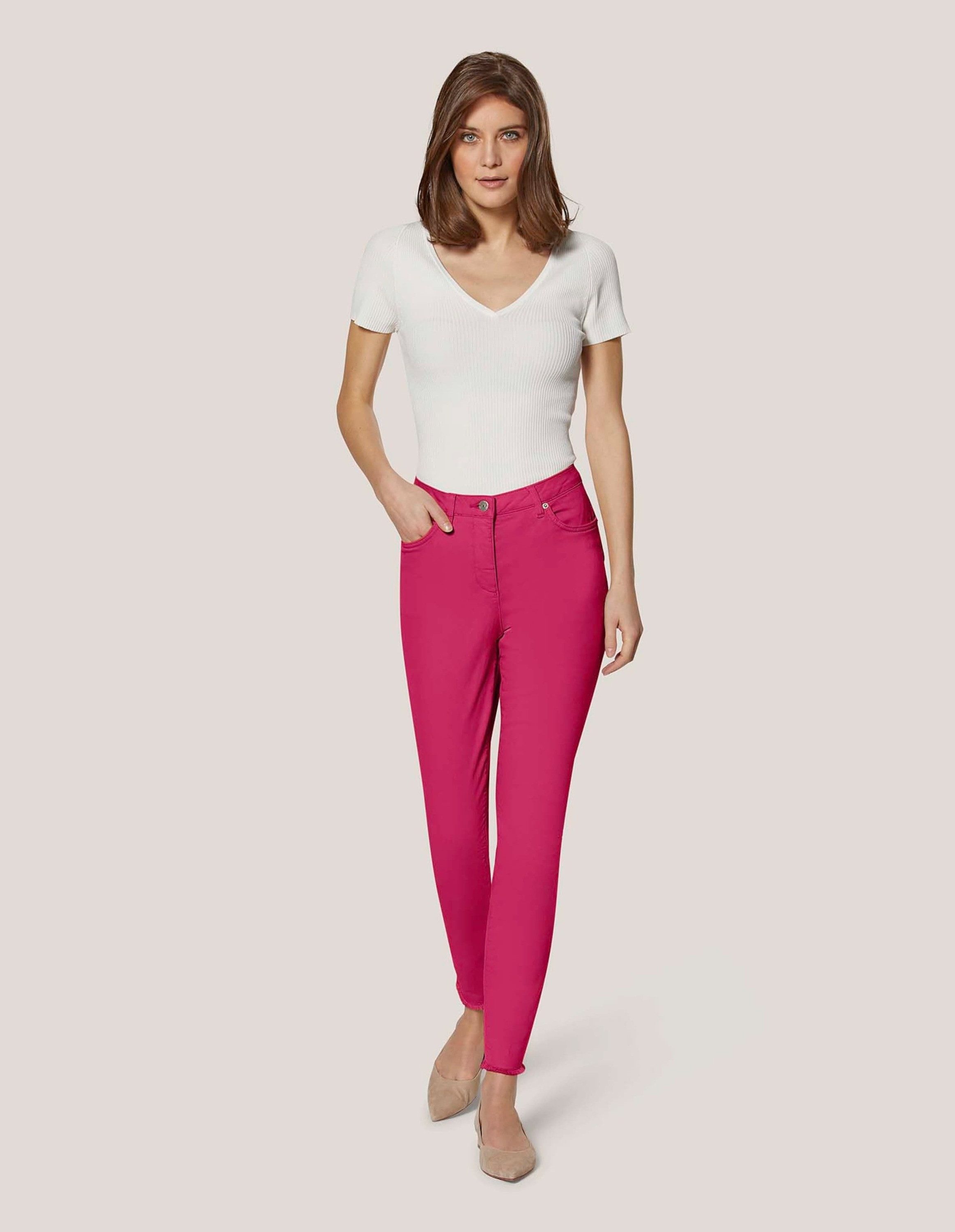 MADELEINE Gerade Jeans Mid Waist Skinny-Hose günstig online kaufen