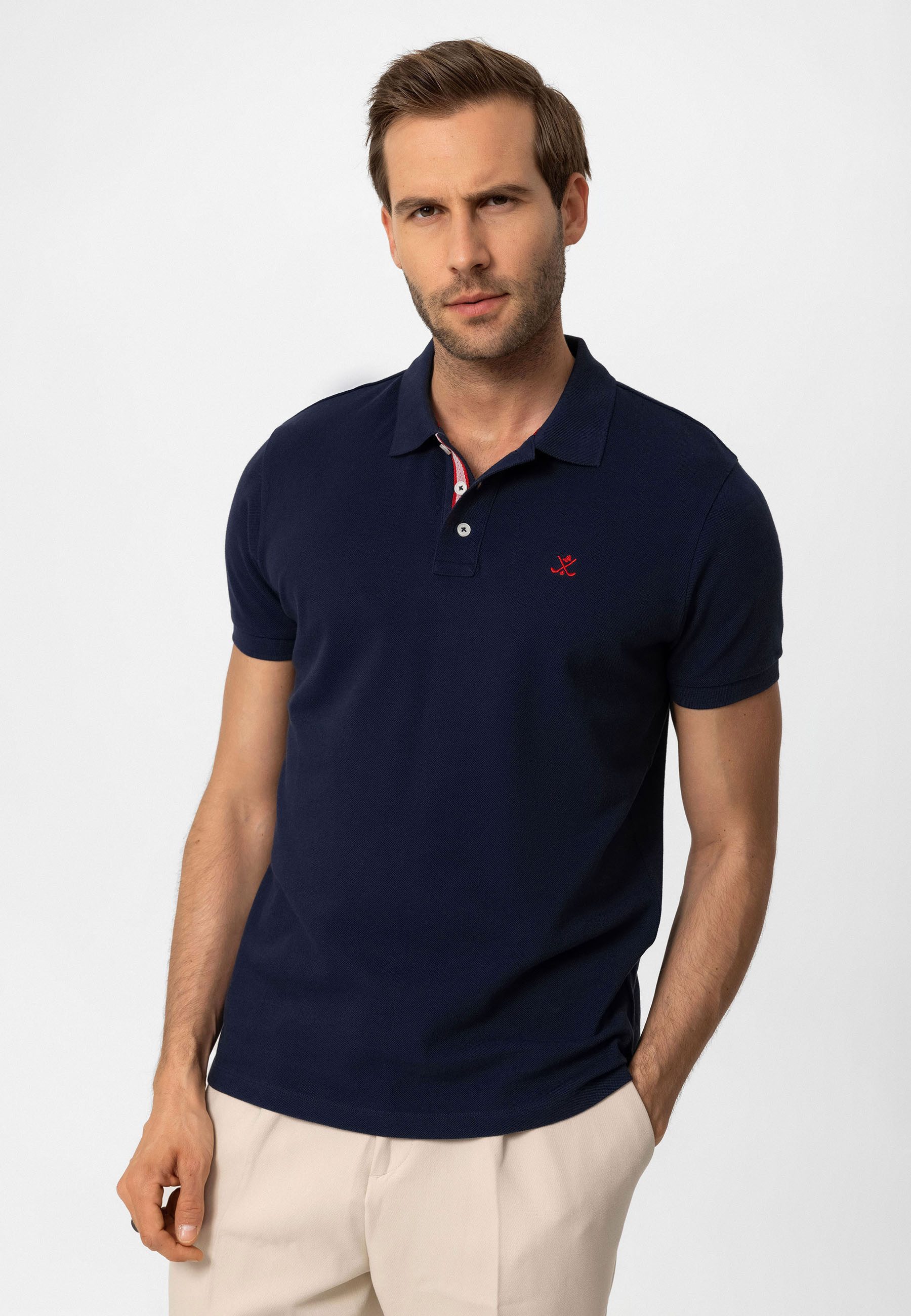 Antioch  T-Shirts & Poloshirts Beau Polo Neck 2 Pack Regular Fit T-Shirt günstig online kaufen