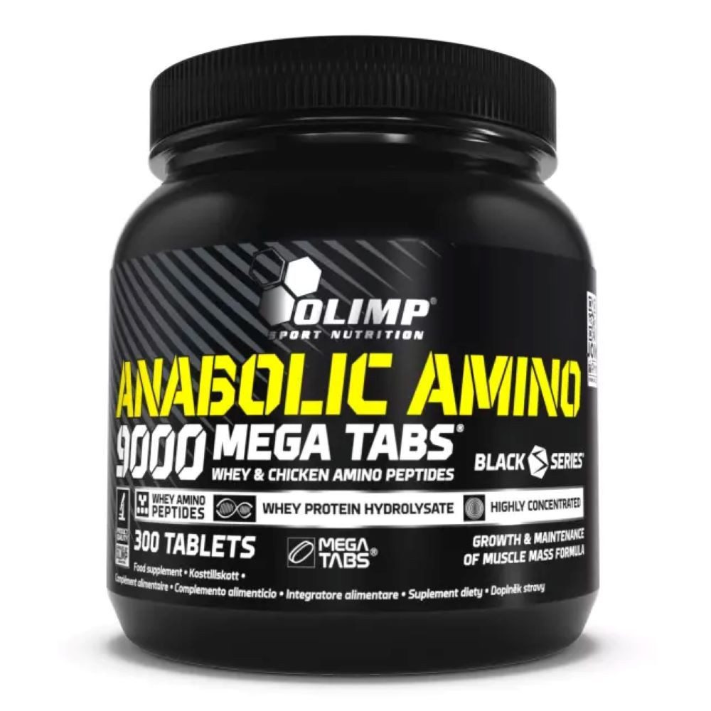 Olimp Olimp Anabolic Amino 9000 Mega Tabs, 300 Tabletten Tabletten, 300 St., 675 g