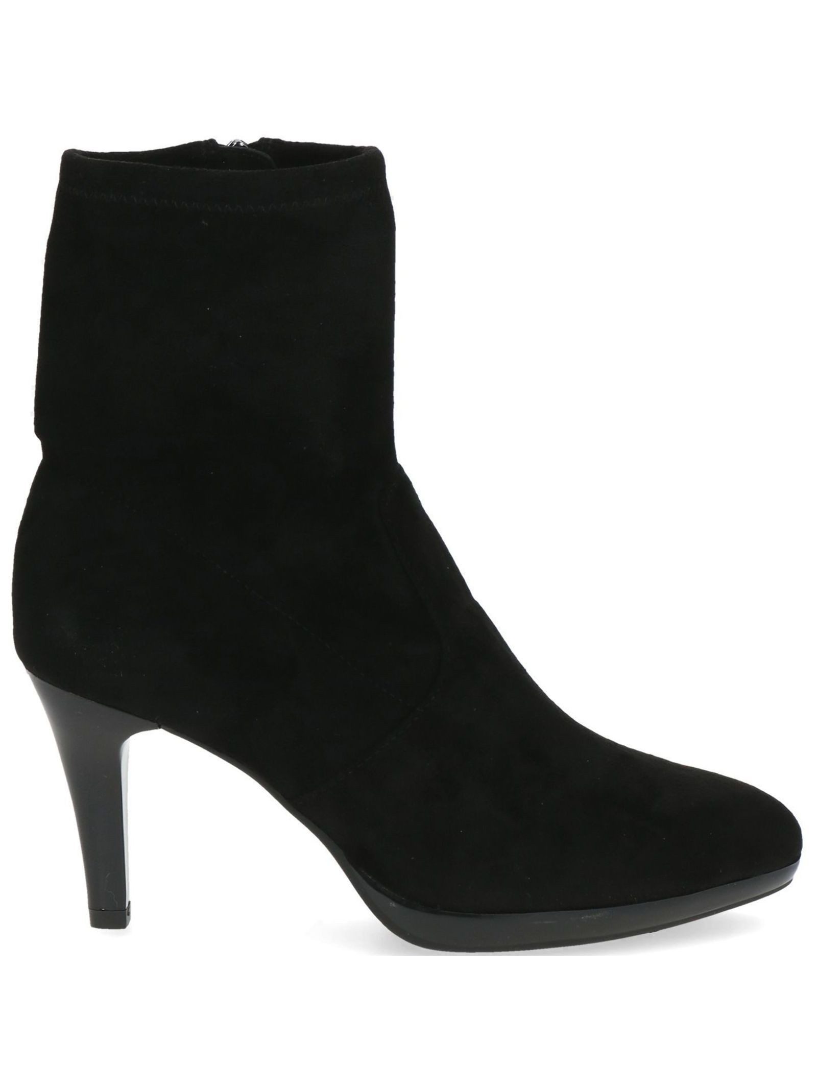 Stiefelette Textil High-Heel-Stiefelette