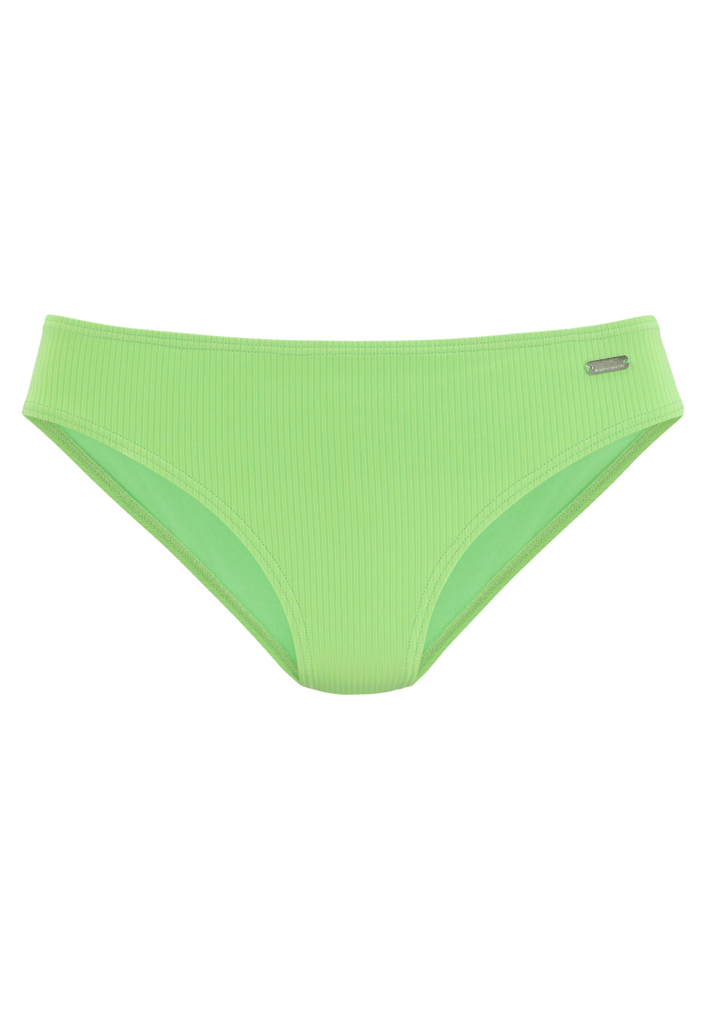 Venice Beach Bikini-Hose Lucky aus gerippter Strukturware günstig online kaufen