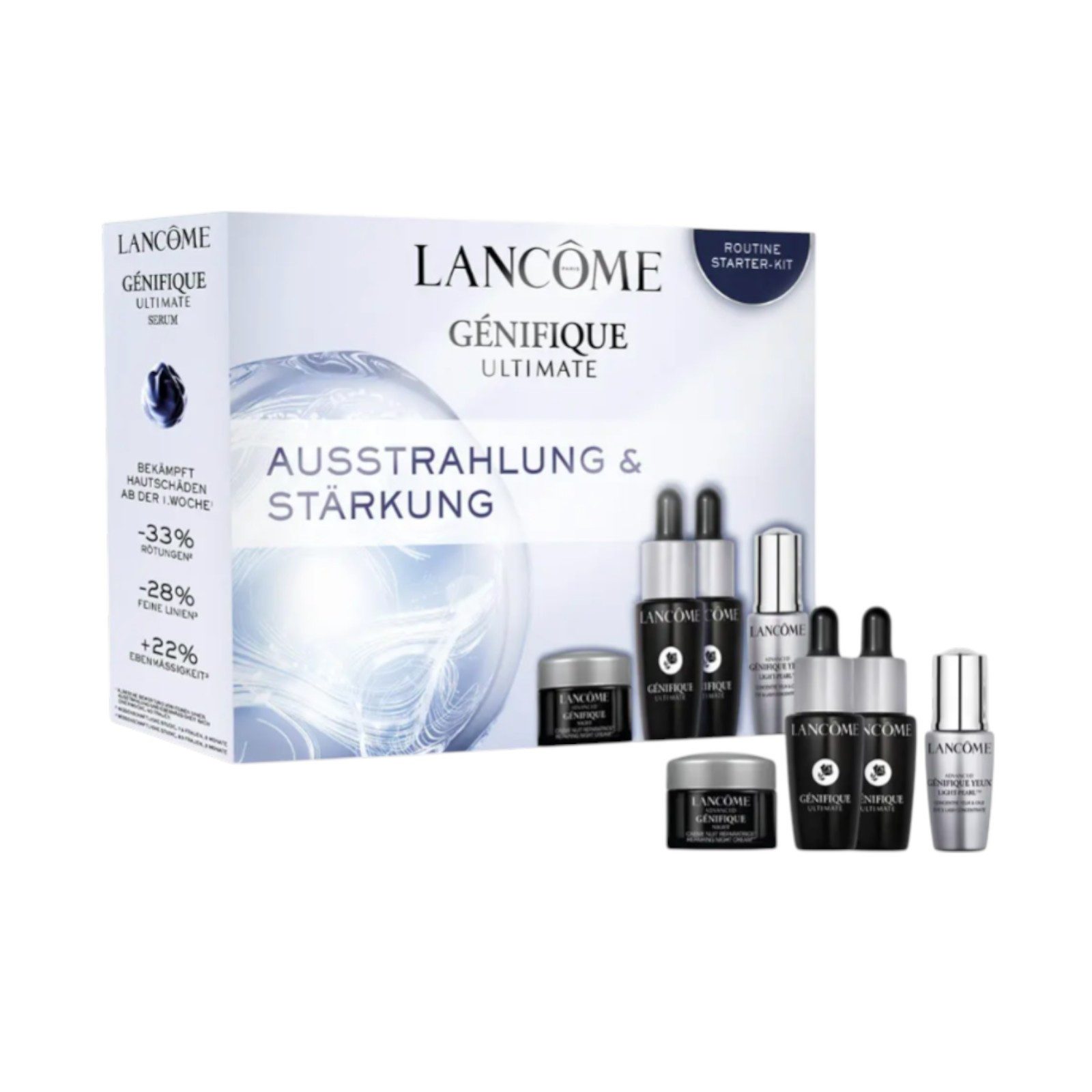 LANCOME Догляд за обличчям-Set Génifique Pflegelieblinge Set 1 x Wimpernserum 5 ml + Nachtcreme 5 ml + 2 x Gesichtsserum 7 ml, 4-tlg.