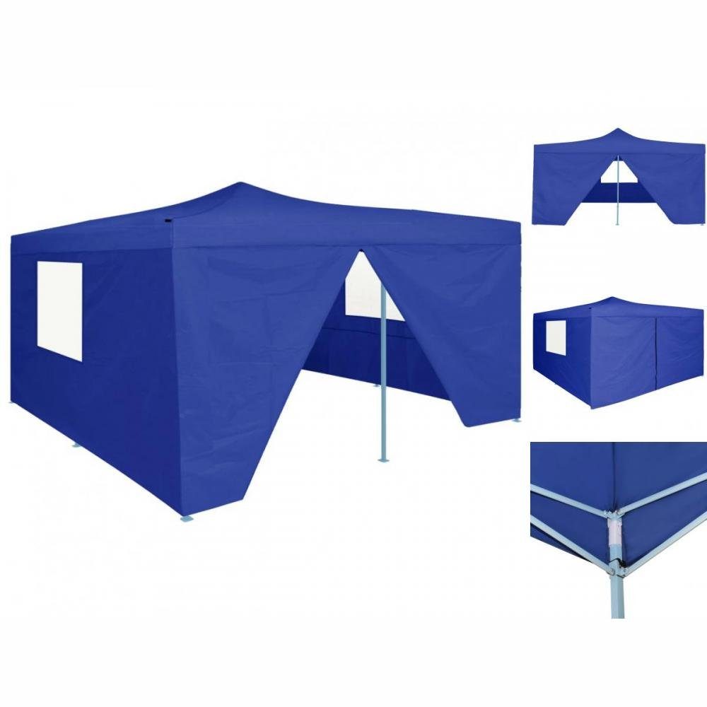 vidaXL Pavillon PopUp Profi Partyzelt Gartenzelt 4 Seitenwänden 5x5 m