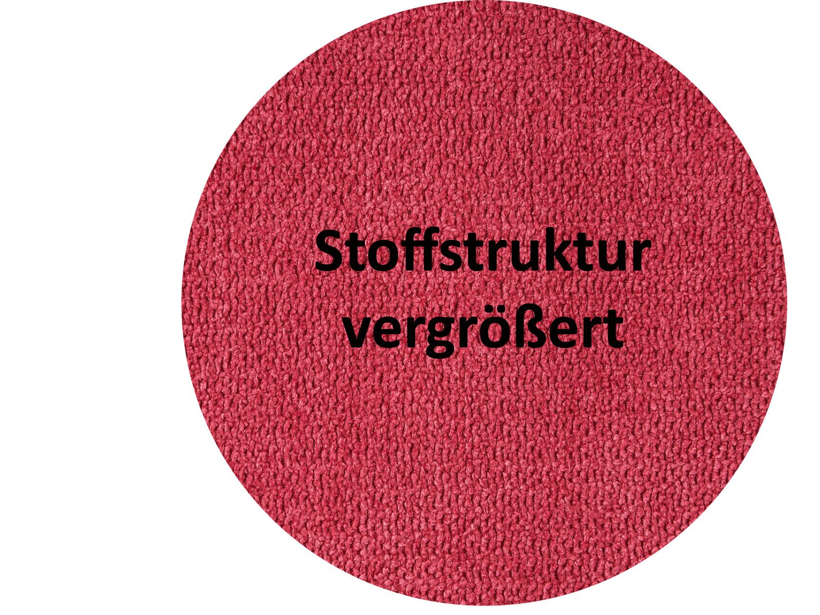 beties Mitteldecke FarbTon (1-tlg, 1 Stück Mitteldecke), Chenille-Haptik Raumausstatter Qualität ca. 60x60 cm himbeer-rot – Bild 2 von 5