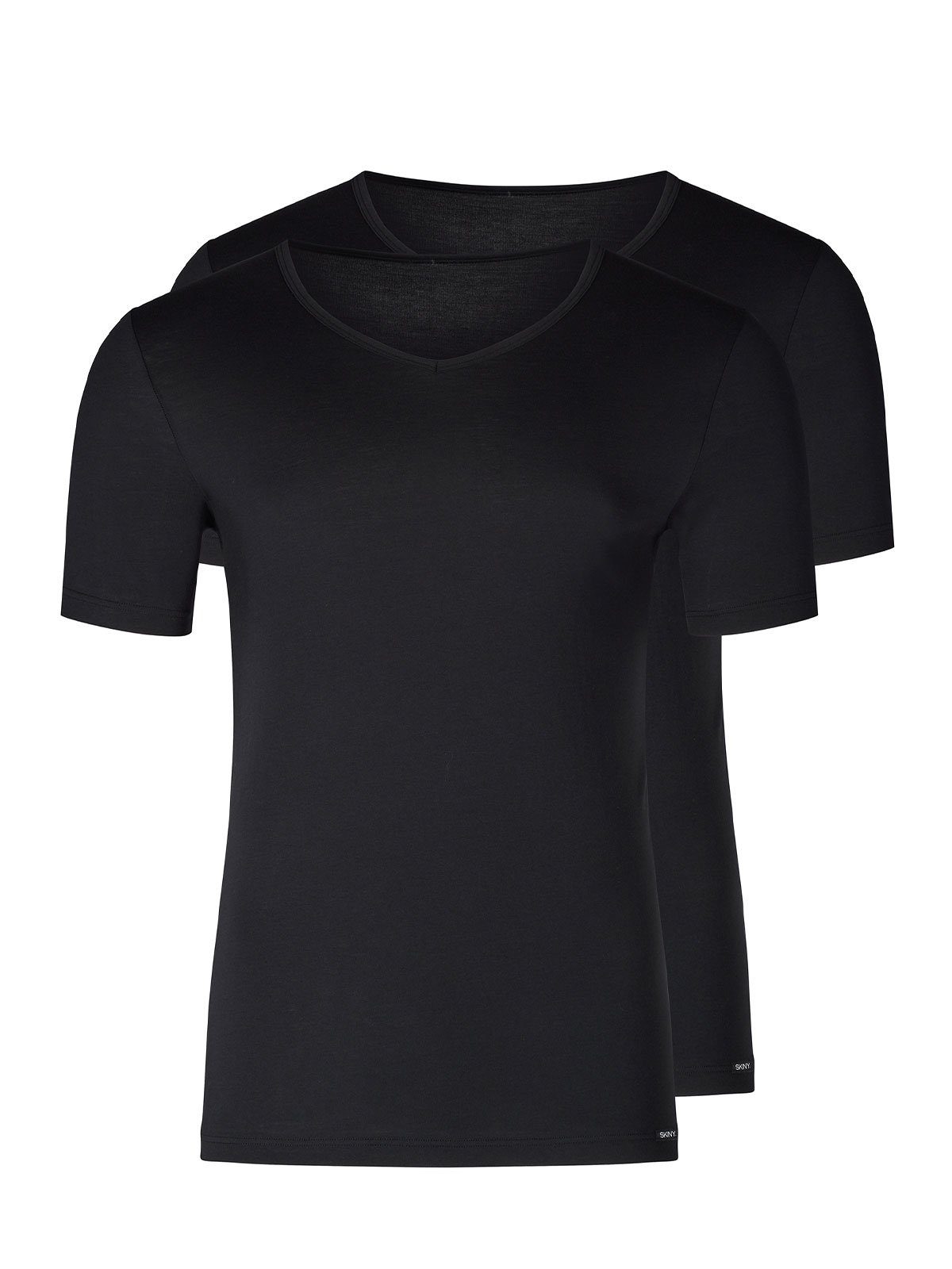 Unterziehshirt Herren V-Shirt kurzarm 2er Pack Shirt Multipack