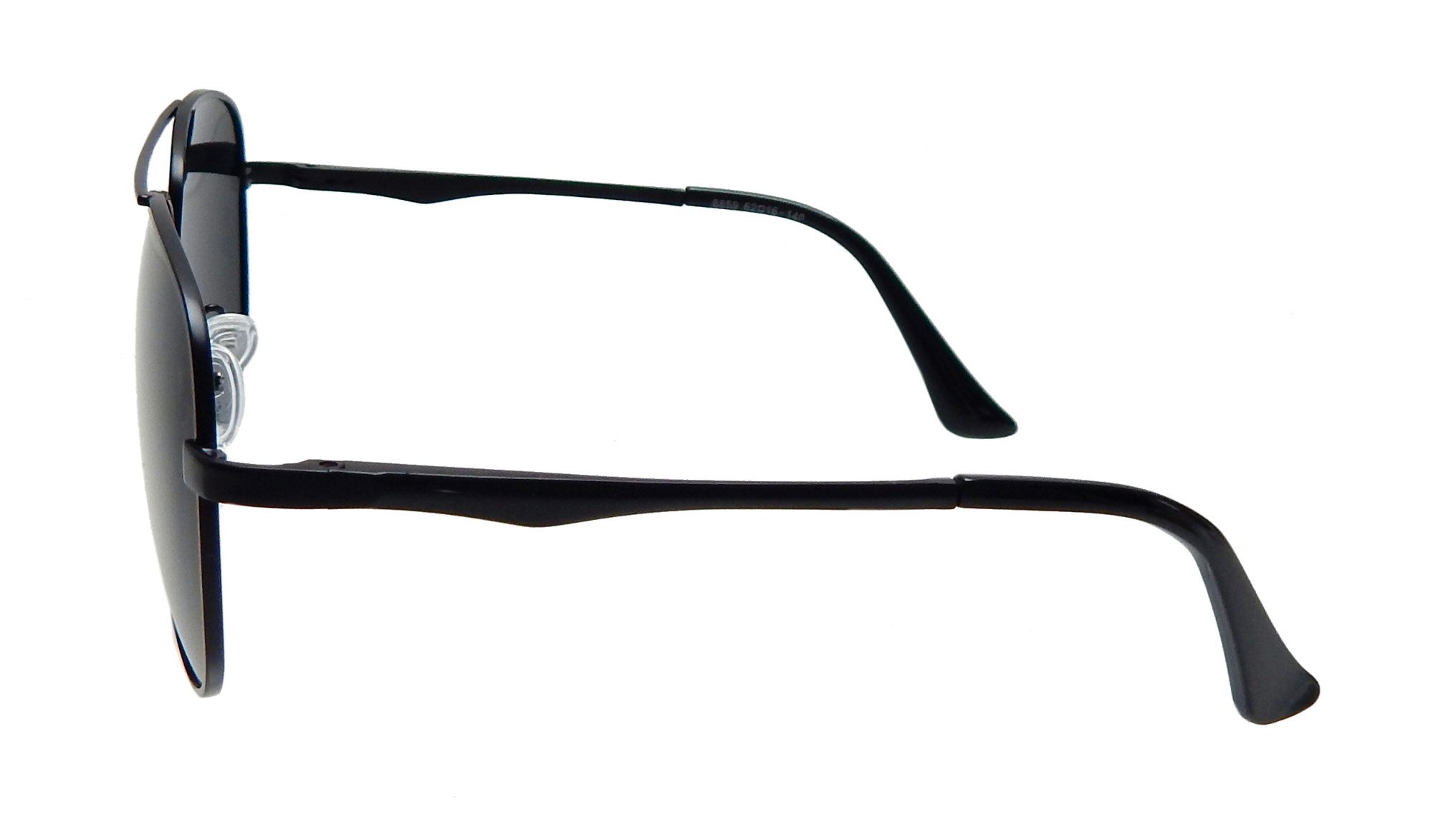 Ella Jonte Pilotenbrille Vintage schwarz mit polarisierenden Gläsern grau oder grün, UV400 – Bild 4 von 4