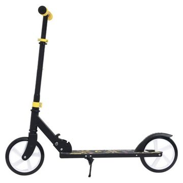 DOTMALL Fahrradpedale 2-Rad-Kinderroller mit verstellbarem Lenker, Gelb