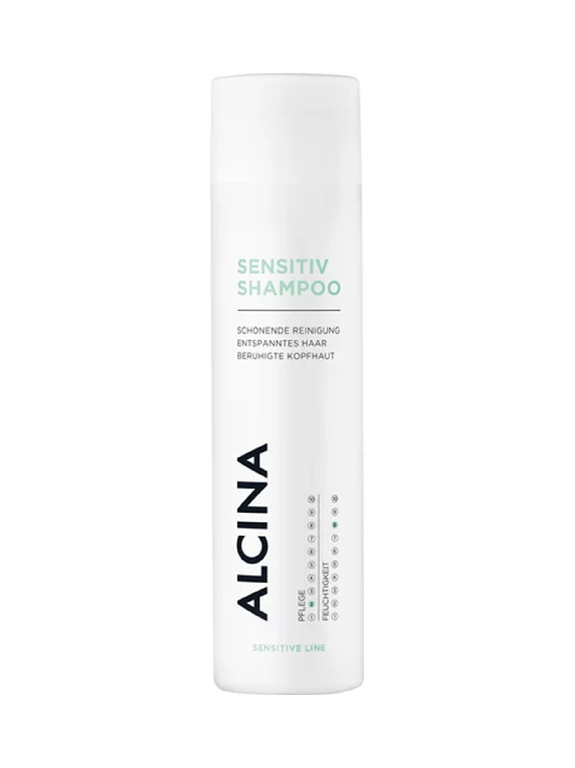 ALCINA Haarshampoo ALCINA Sensitive Line Shampoo (250 ml) für empflindliche Kopfhaut, Packung, stärkend