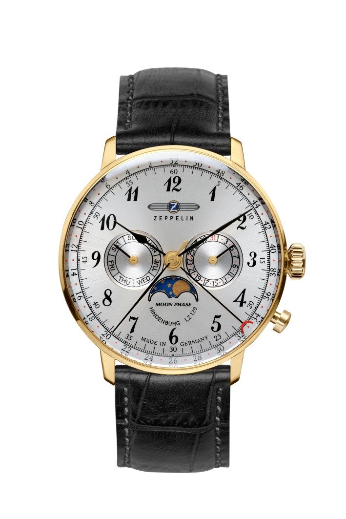 ZEPPELIN Multifunktionsuhr LZ 129 Hindenburg Moonphase günstig online kaufen