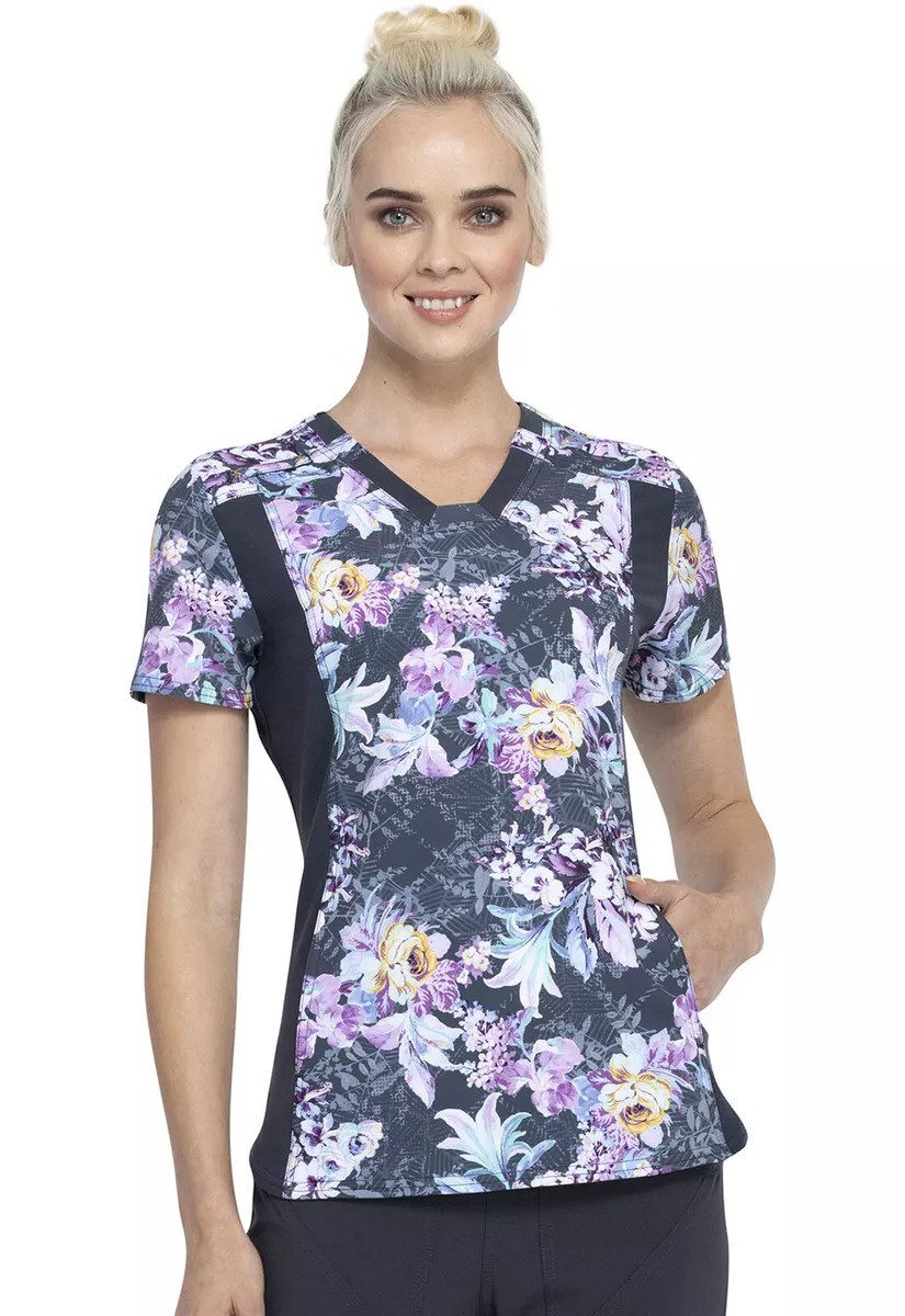 Cherokee Schlupfbluse Bunt bedruckter Damen Kasack "Grunge Garden" Kasack mit Motiv