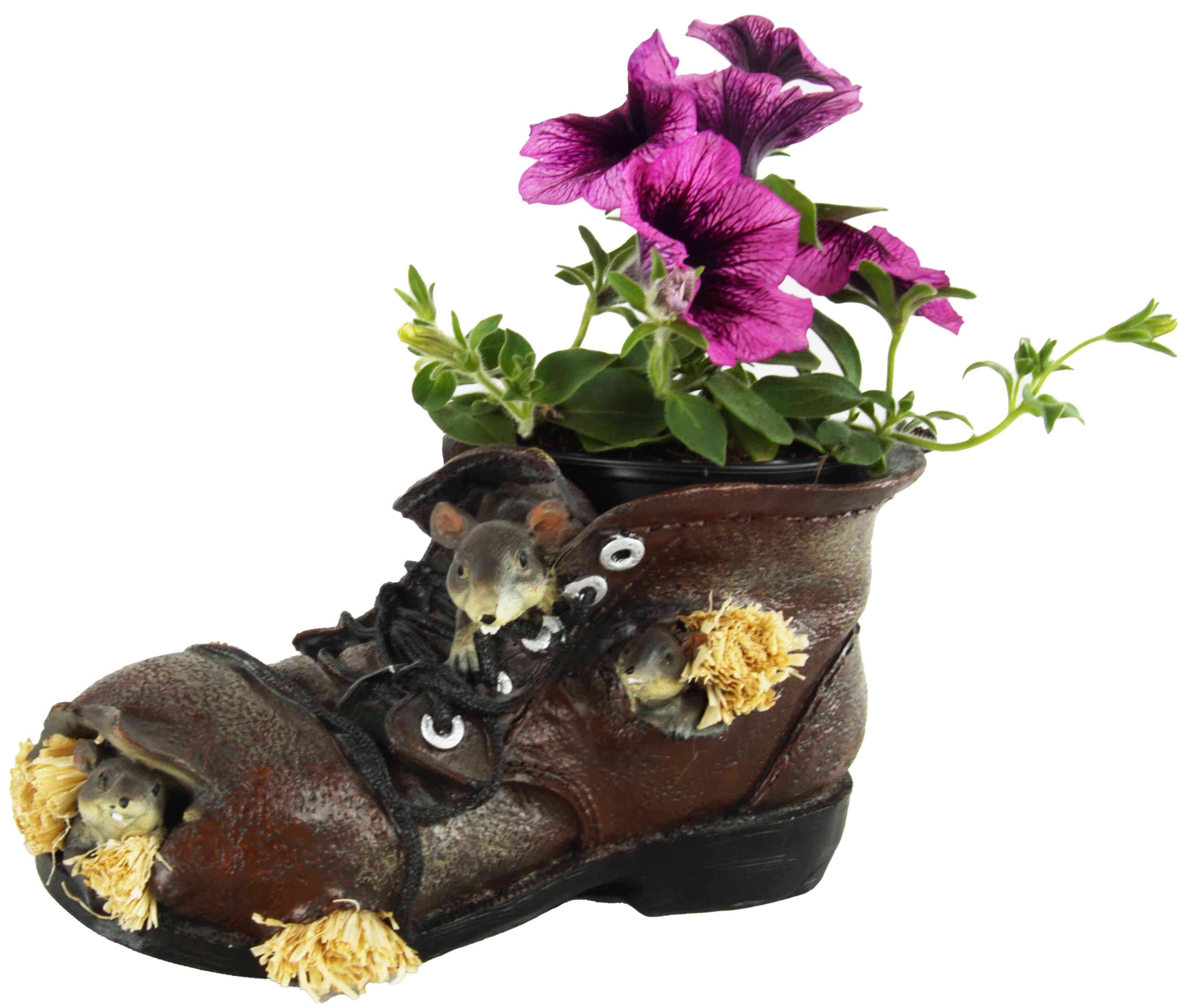 Eurosouvenir Pflanzschale Pflanzschuh mit Mäusen (1 St)