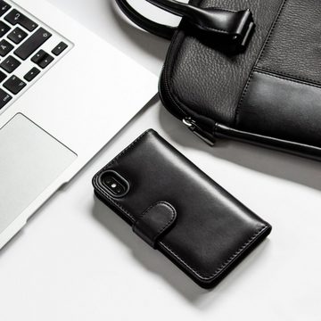 Artwizz Flip Case SeeJacket® Leather for iPhone 6/6s Plus, black, iPhone 6 Plus, iPhone 6S Plus