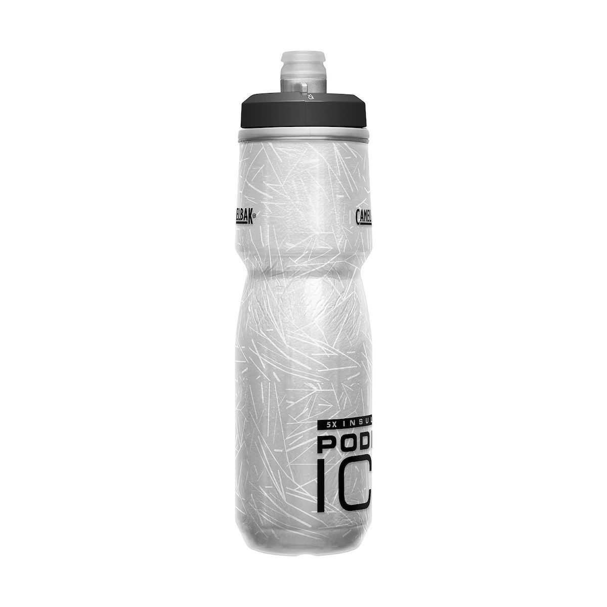 Camelbak Fahrrad-Flaschenhalter Podium Ice 600ml, Innovative Isolierung hält Getränke länger kalt, perfekt für Radsport