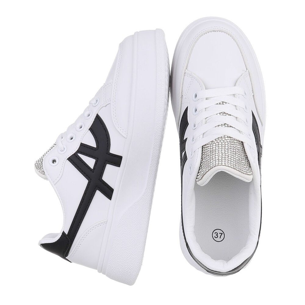 Ital-Design Damen Low-Top Freizeit Sneaker (87118395) Flach Sneakers Low in günstig online kaufen