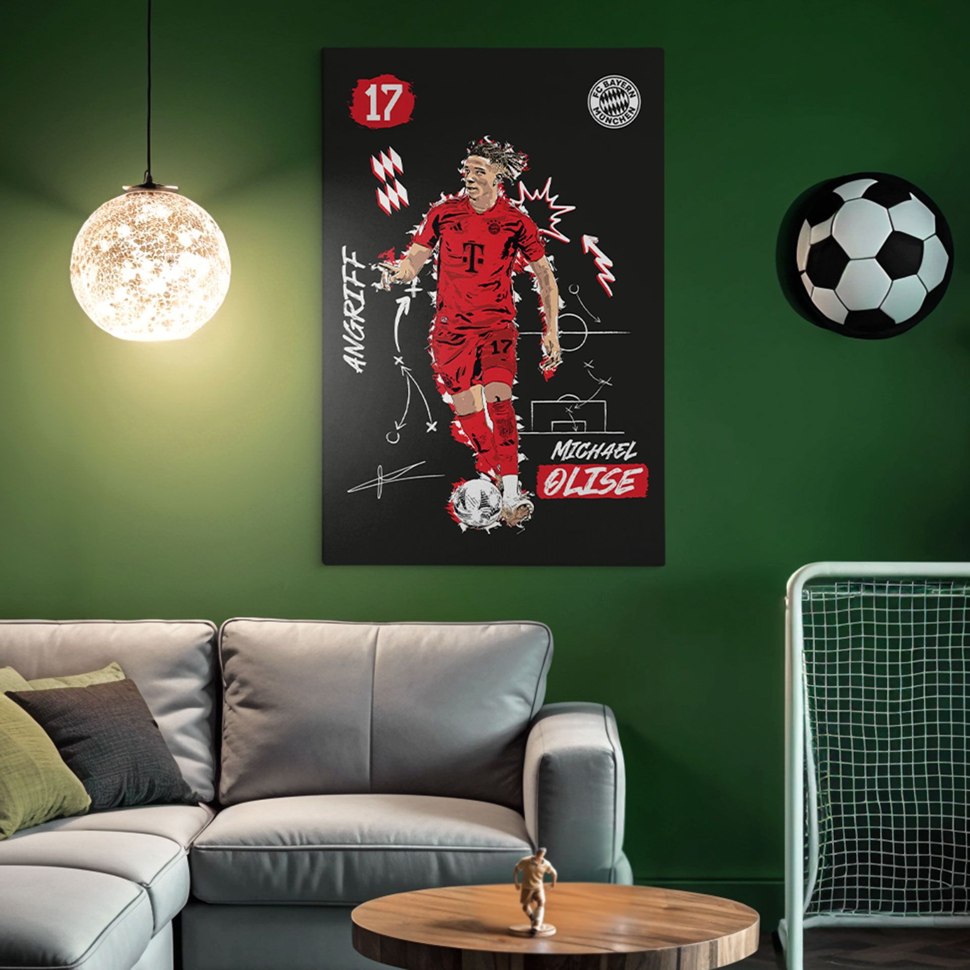 FC Bayern München Leinwandbild FCB Wandbild günstig online kaufen