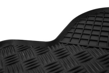 AZUGA Auto-Fußmatten Gummi-Fußmatten passend für Seat Alhambra/VW Sharan ab 2010-2023 (6-te, für VW,Seat Alhambra,Sharan Van
