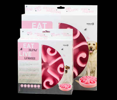 EAT SLOW LIVE LONGER Napf »Eat Slow Live Longer Original Pink S«, Kunststoff