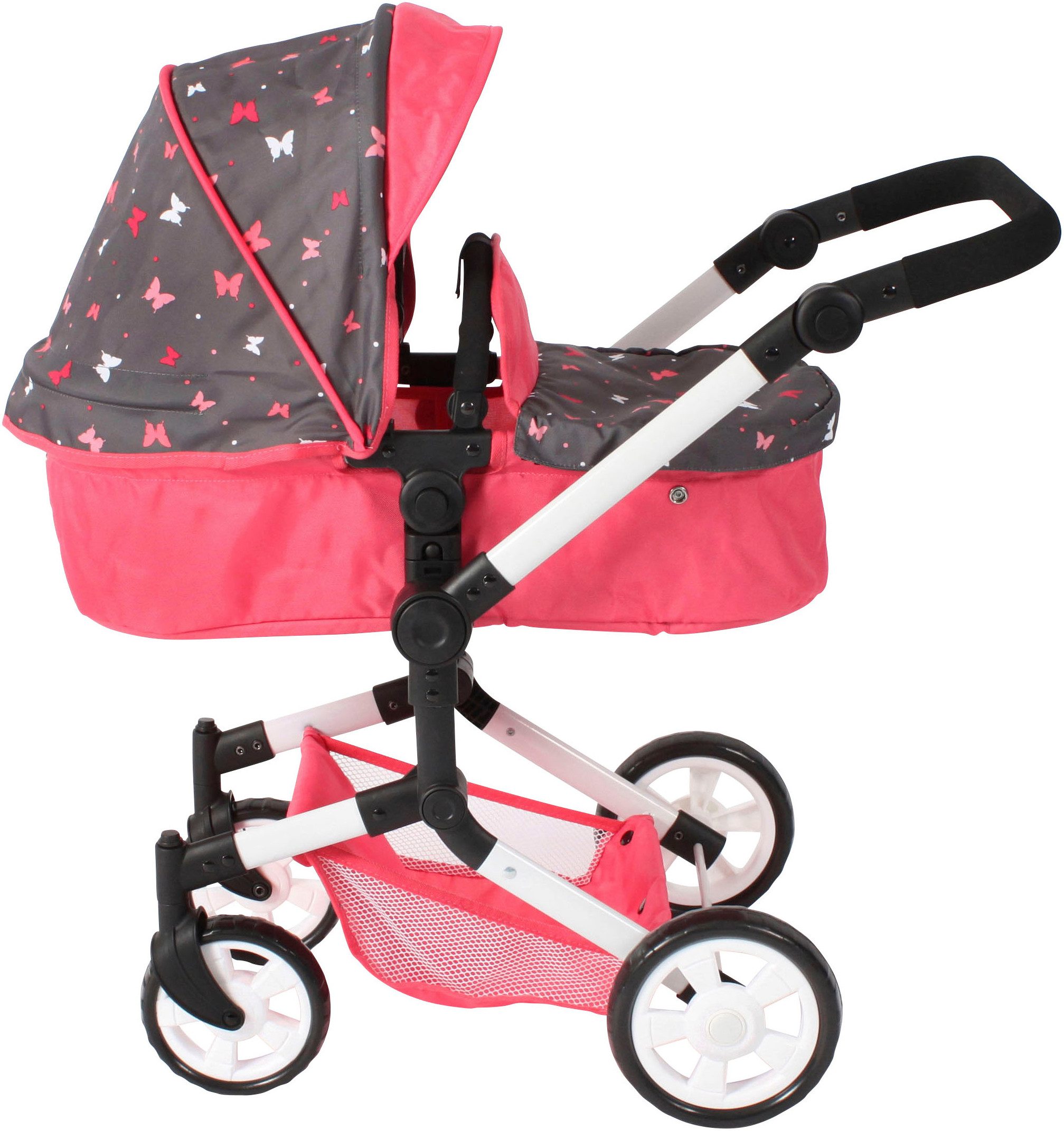 CHIC2000 Kombi-Puppenwagen Linus, Butterfly, (Set) günstig online kaufen