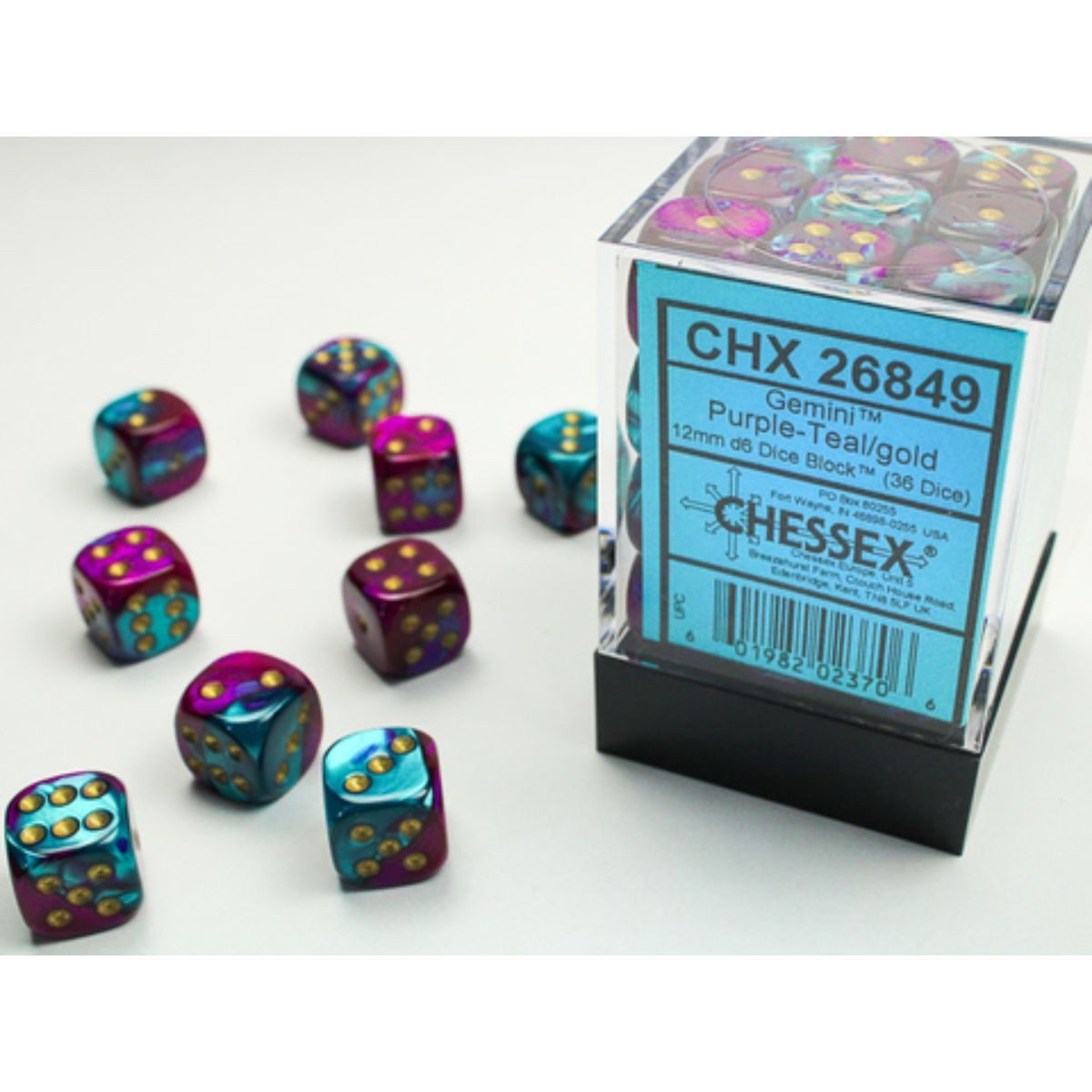 Chessex Spiel Chessex Gemini W6x36