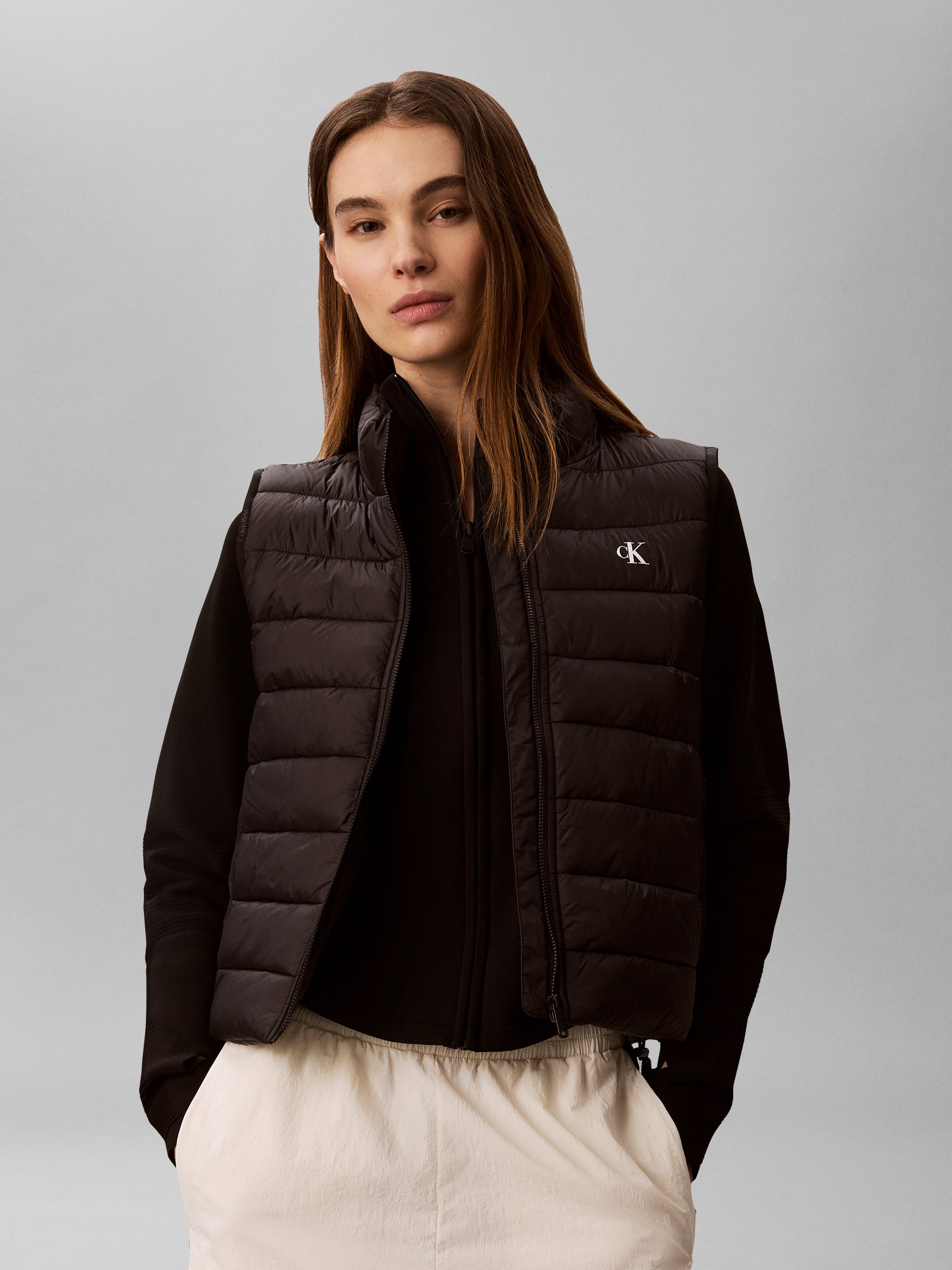 Calvin Klein Jeans Stehkragen, kurze Form, wattiert