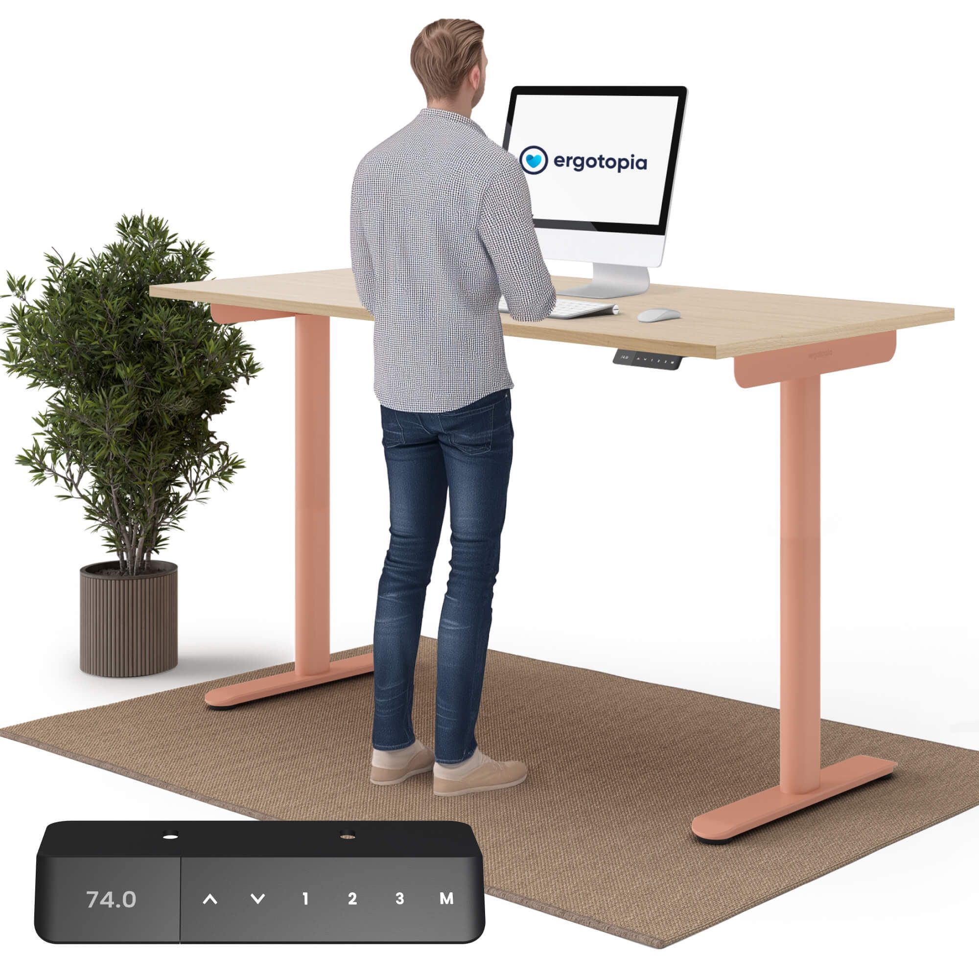 Ergotopia Schreibtisch Desktopia One (elektrisch höhenverstellbarer Schreibtisch)