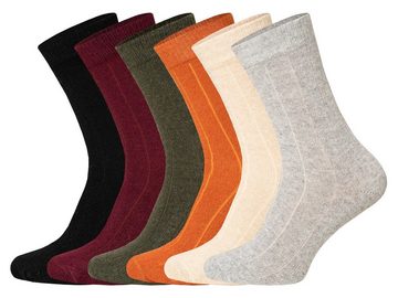 HomeOfSocks Socken Wollsocken Herren Und Damen mit 9% Kaschmir und 34% Wolle vom Merino Schaf 2er Pack Luxuriöse Wollsocken mit Merino und Kaschmir - Druckarme Zehennaht Strapazierfähig und Ohne Einschnüren