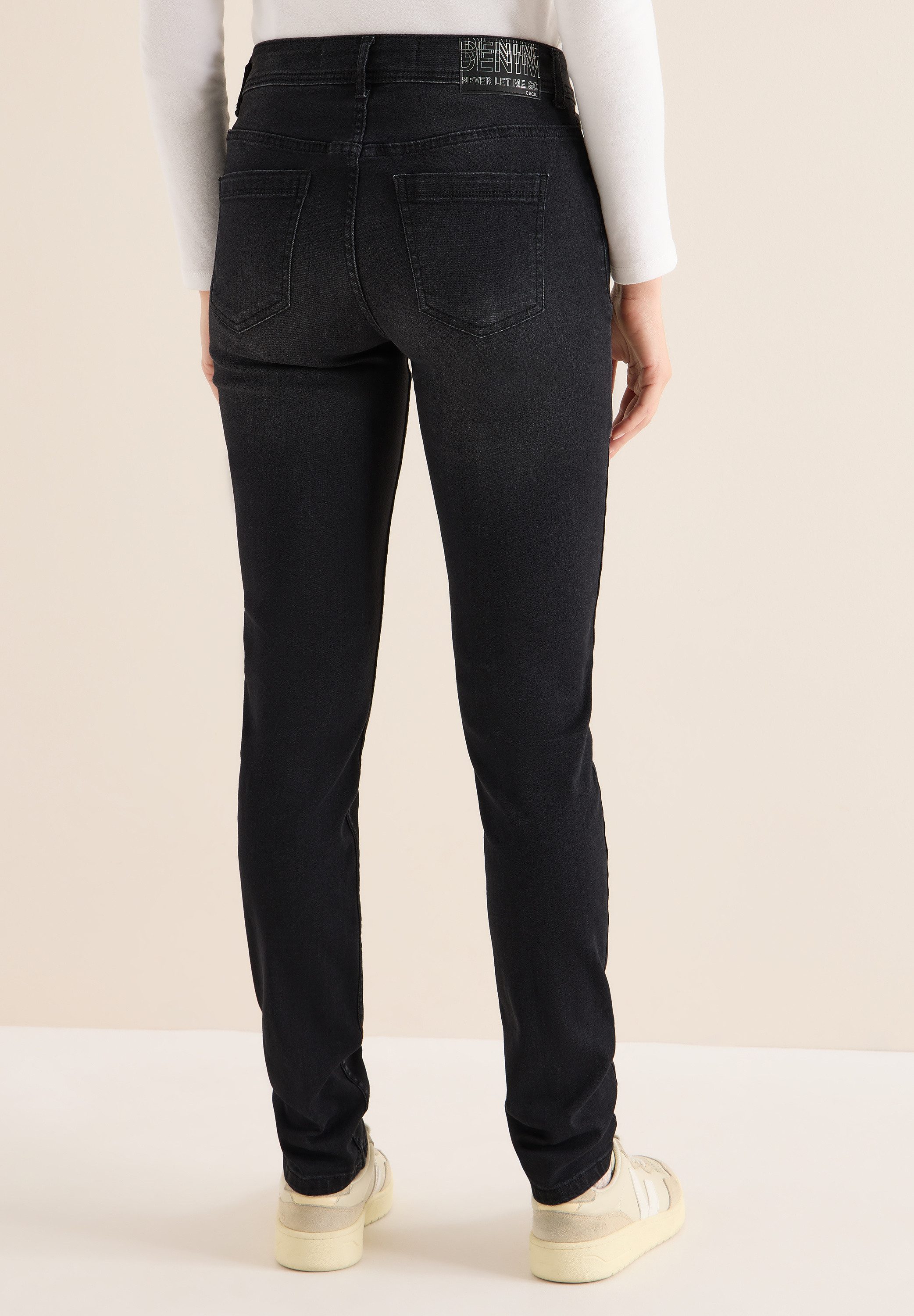 CECIL Slim-fit-Jeans High Waist