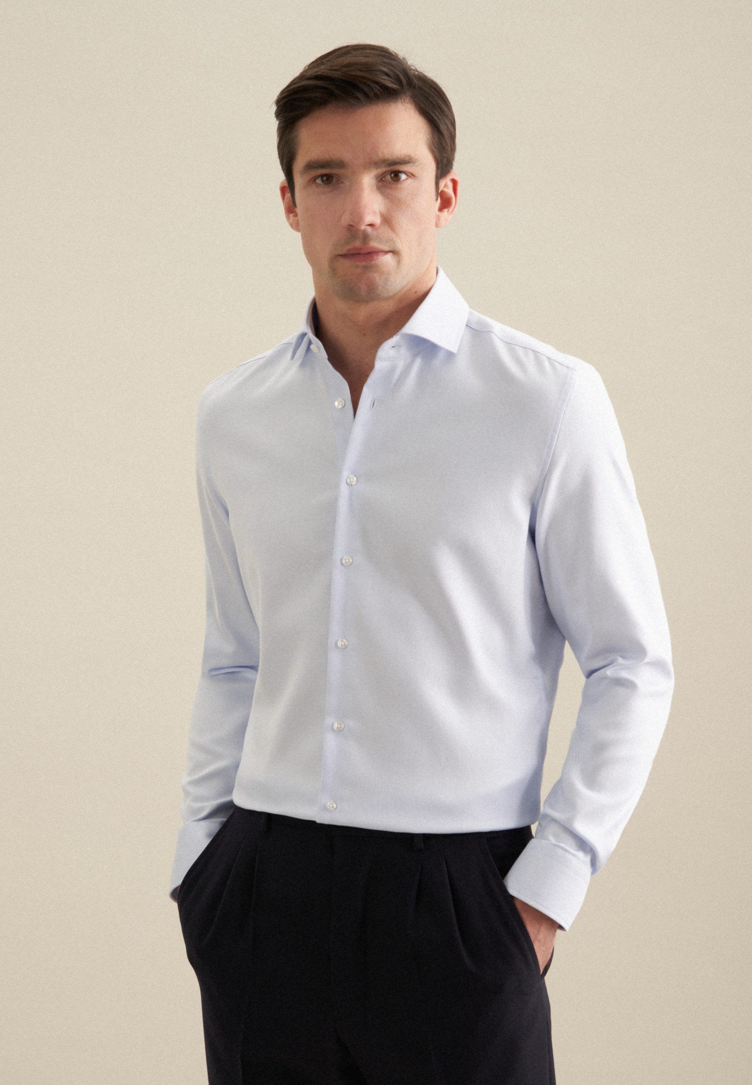 Businesshemd Schwarze Rose