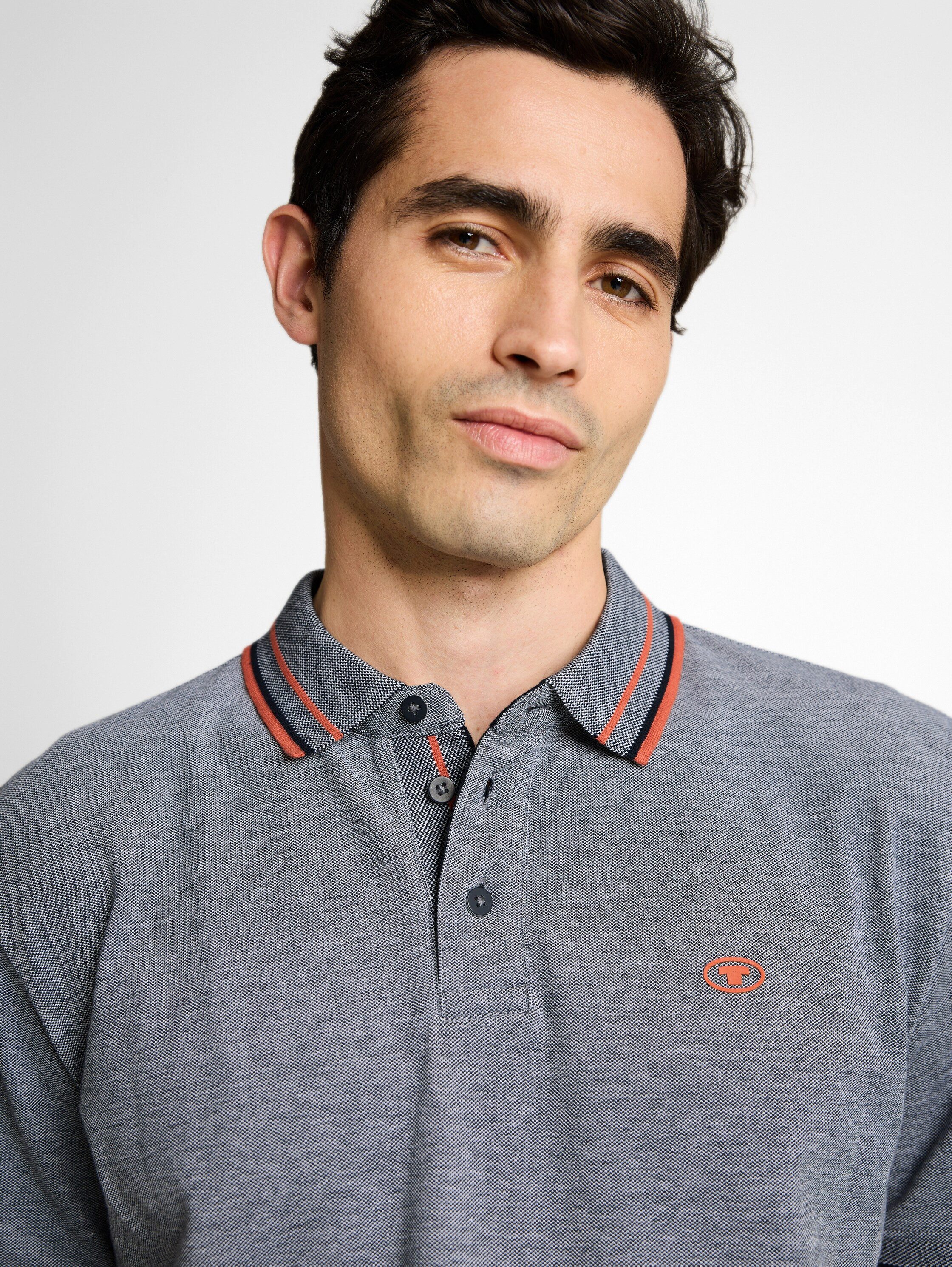 TOM TAILOR Poloshirt mit Logo Print