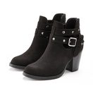 LASCANA Cowboy Stiefelette Cowboy Boots, Western Stiefelette, Ankleboots mit Zierschnalle VEGAN