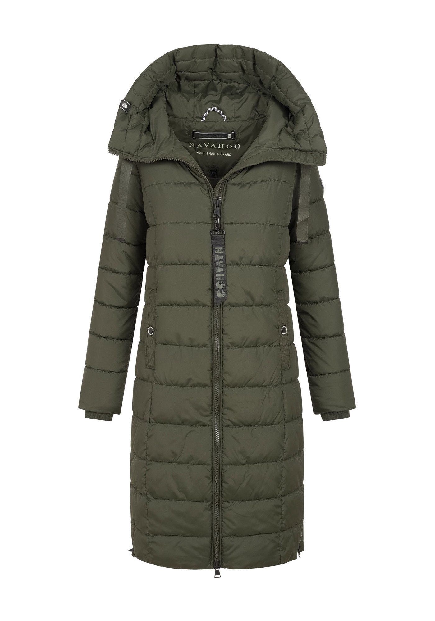 Navahoo Winterjacke Mondmaedchen Extra langer Schnitt mit seitlichen Schlitzen – Bild 5 von 5